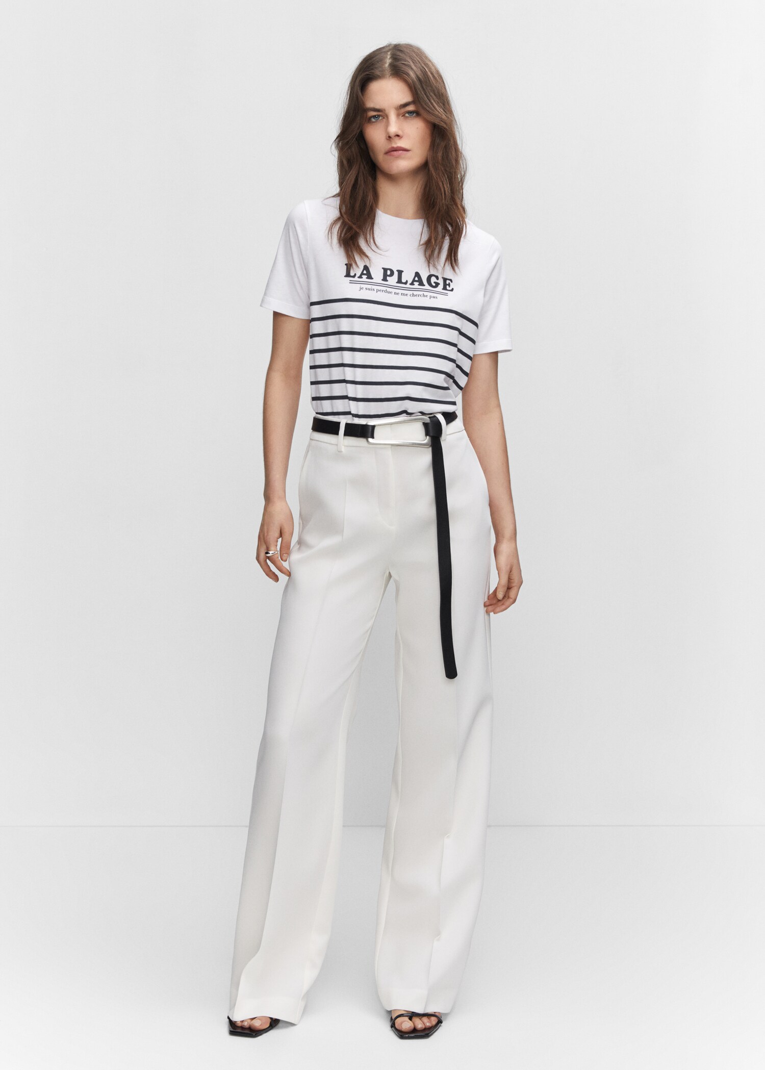 T-shirt en coton imprimé - Plan général