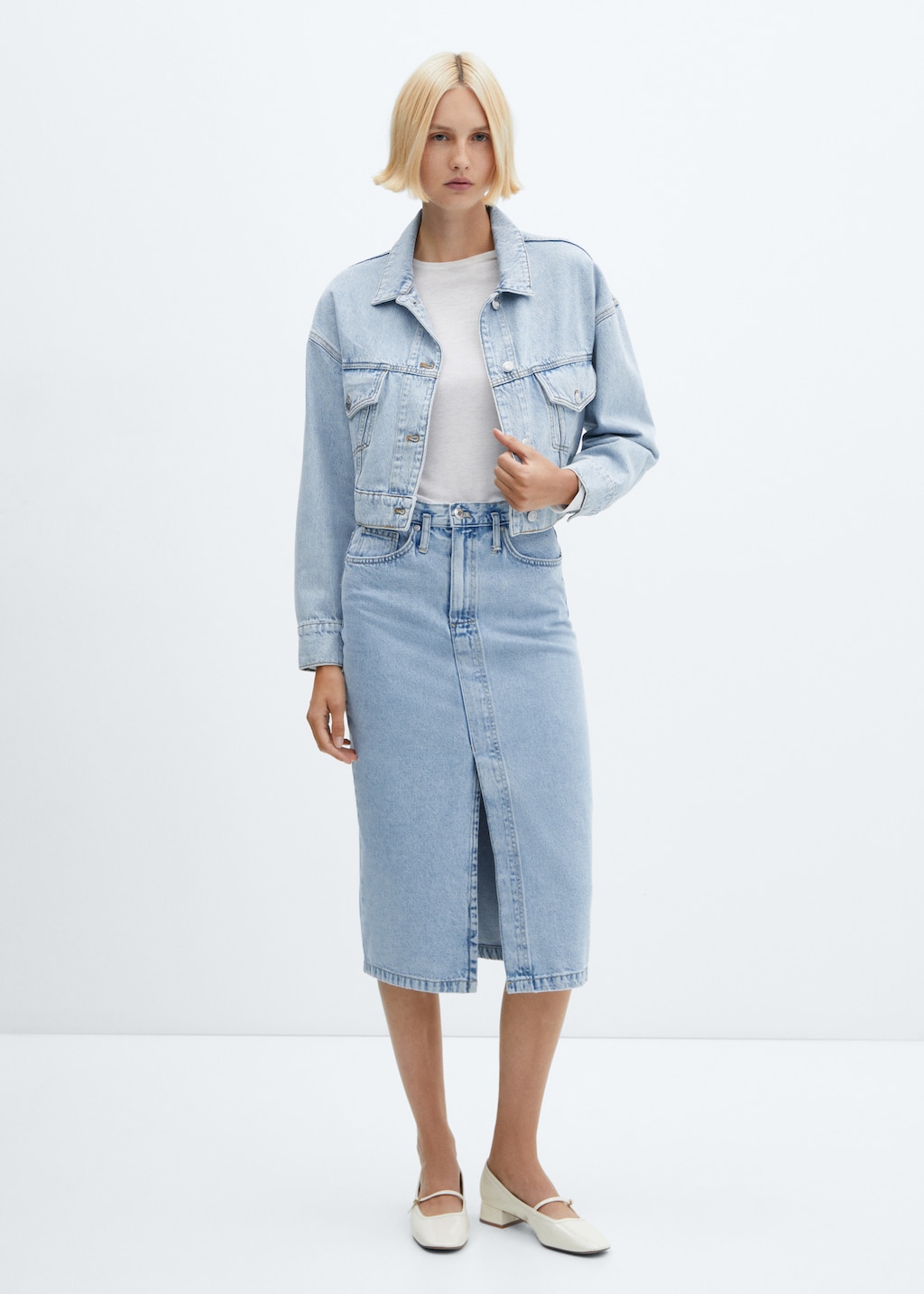 moussy CROPPED CUT OFF DENIM ジャケット MOUSSY | CROPPED DENIM ジャケット (デニムジャケット ) |SHEL