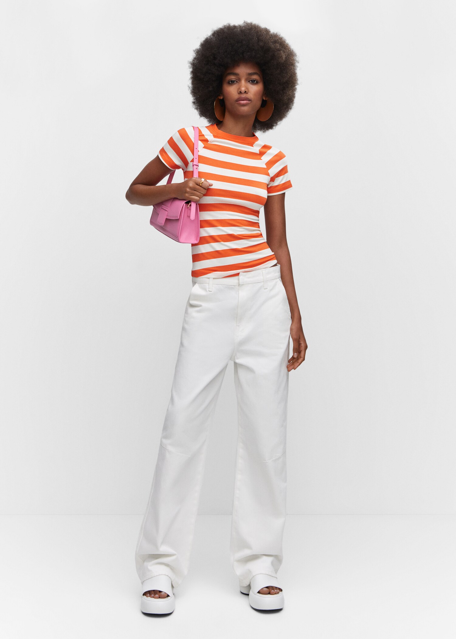 Striped print T-shirt - General plane