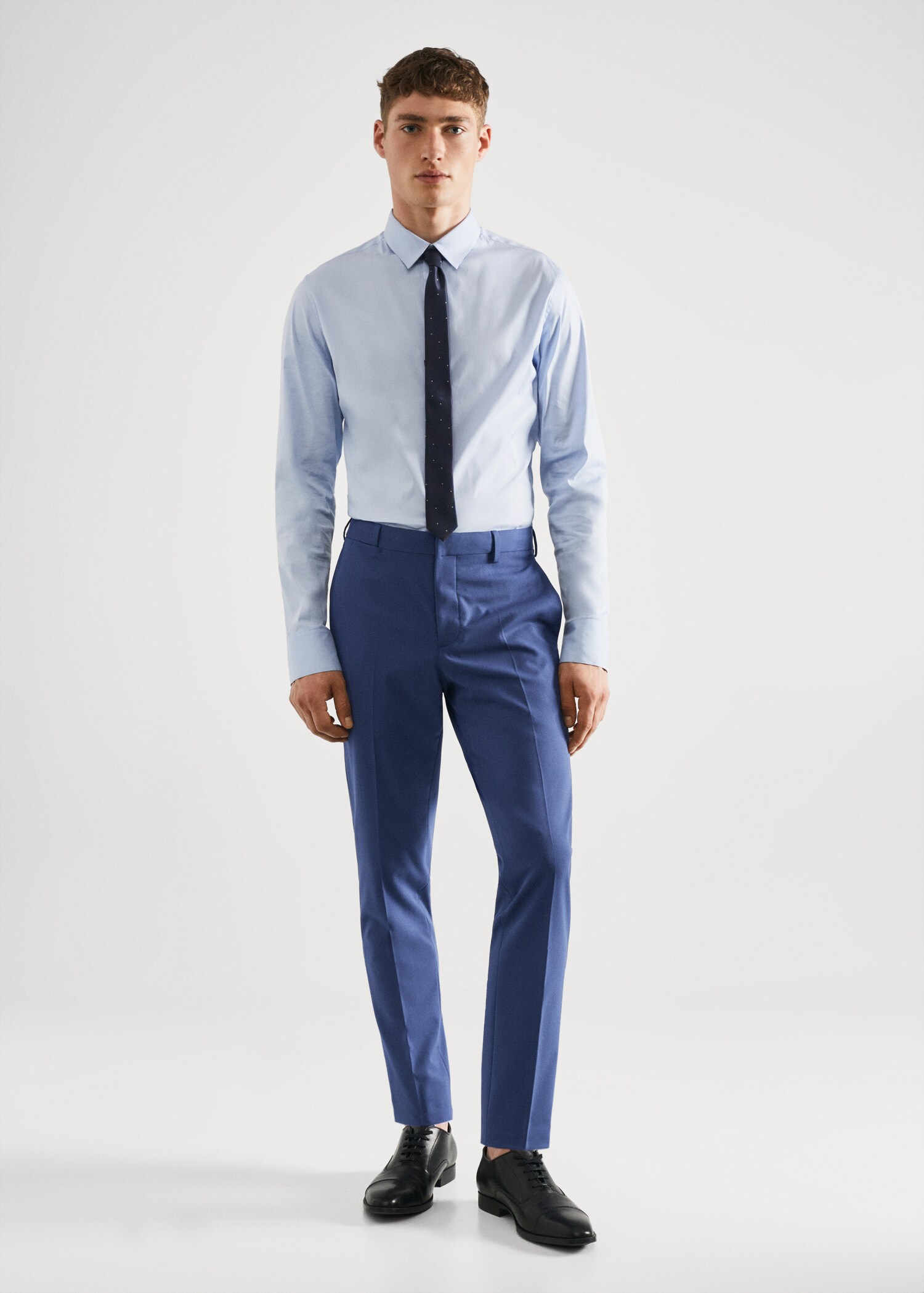 Pantalons vestit París súper slim fit - Pla general