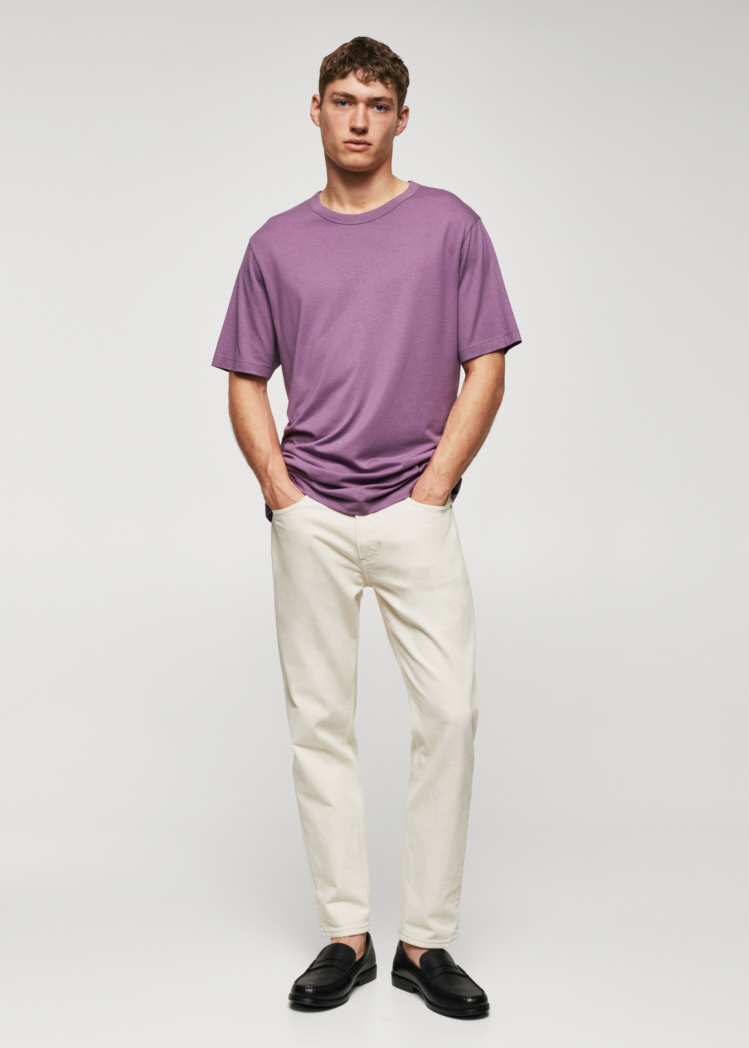 Μπλούζα basic μερσεριζέ lightweight - Γενικό πλάνο