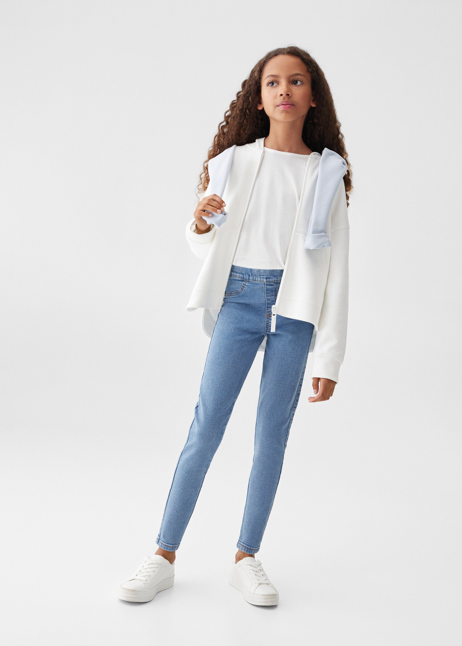 Drawstring waist jeans - General plane