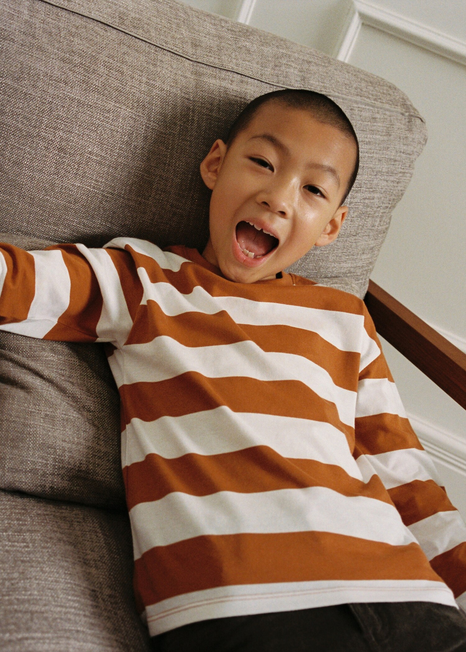 Striped long sleeves t-shirt - General plane