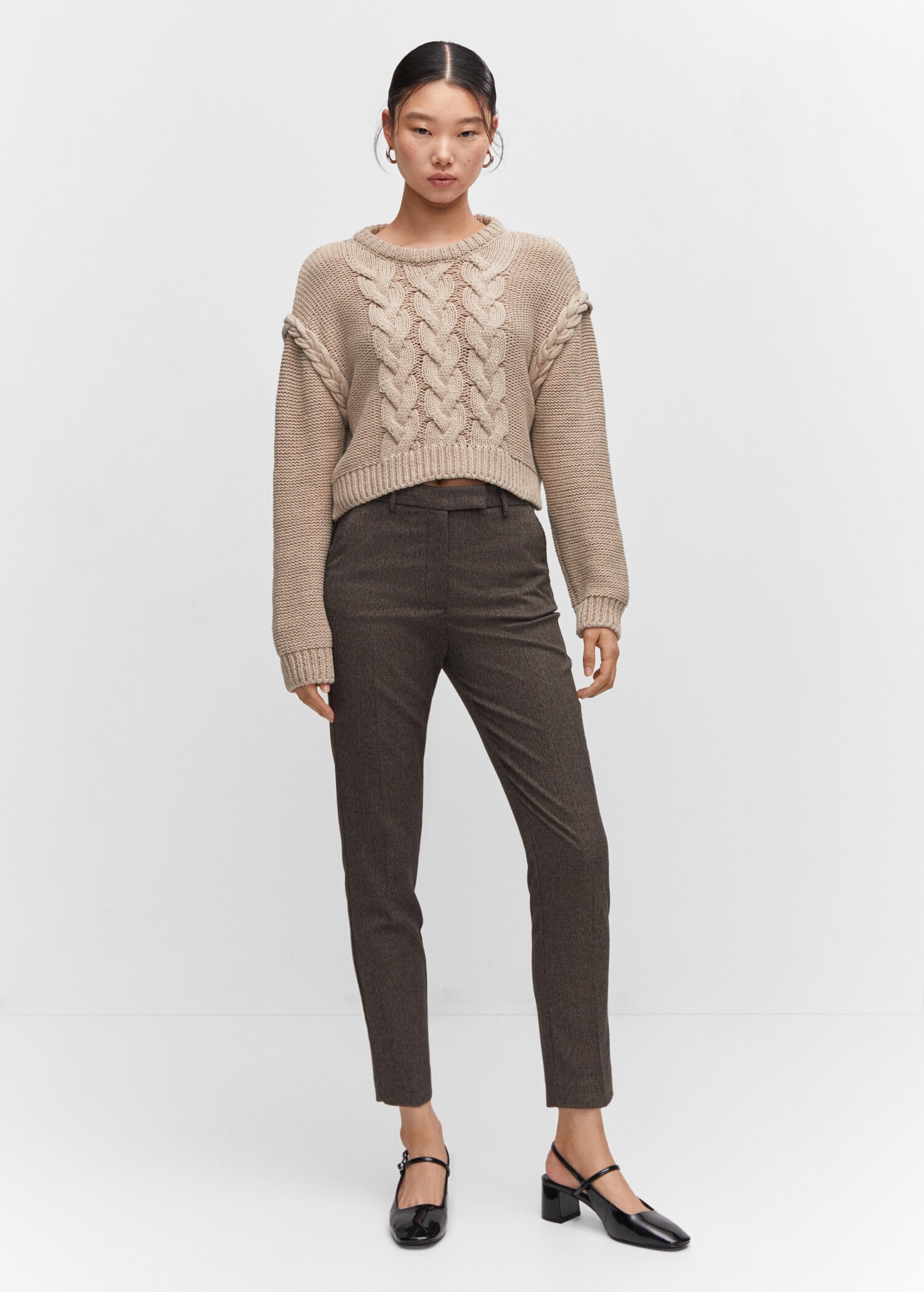 Mid-rise skinny trousers - General plane