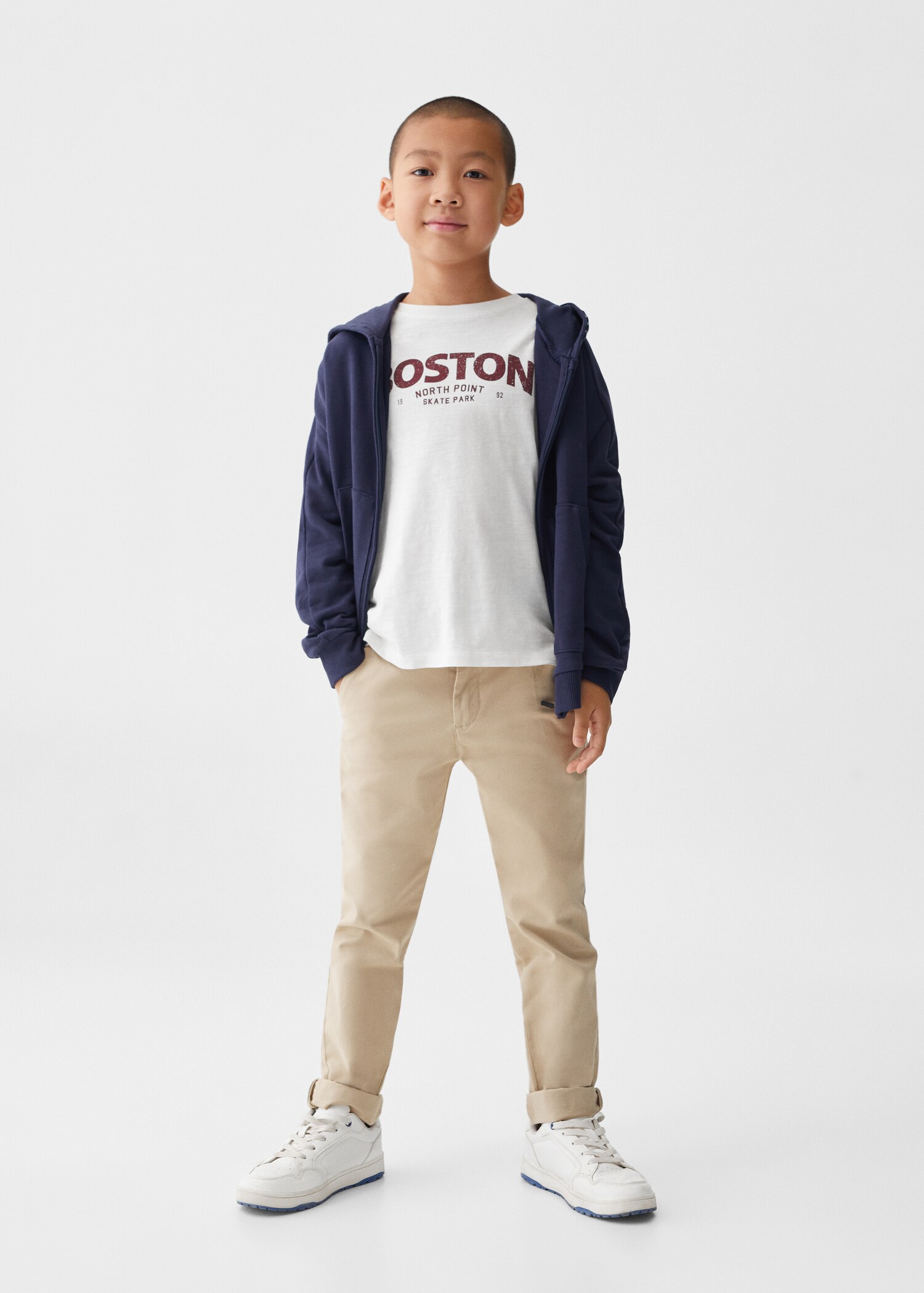 Camiseta manga larga estampada - Plano general