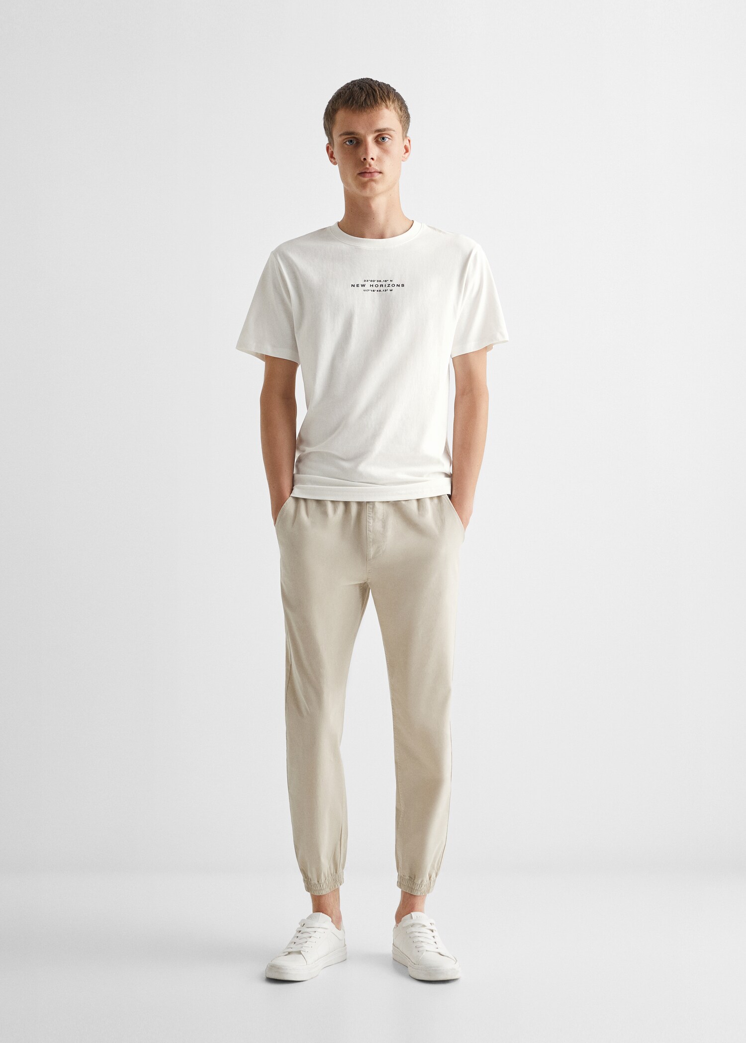 Printed message T-shirt - General plane