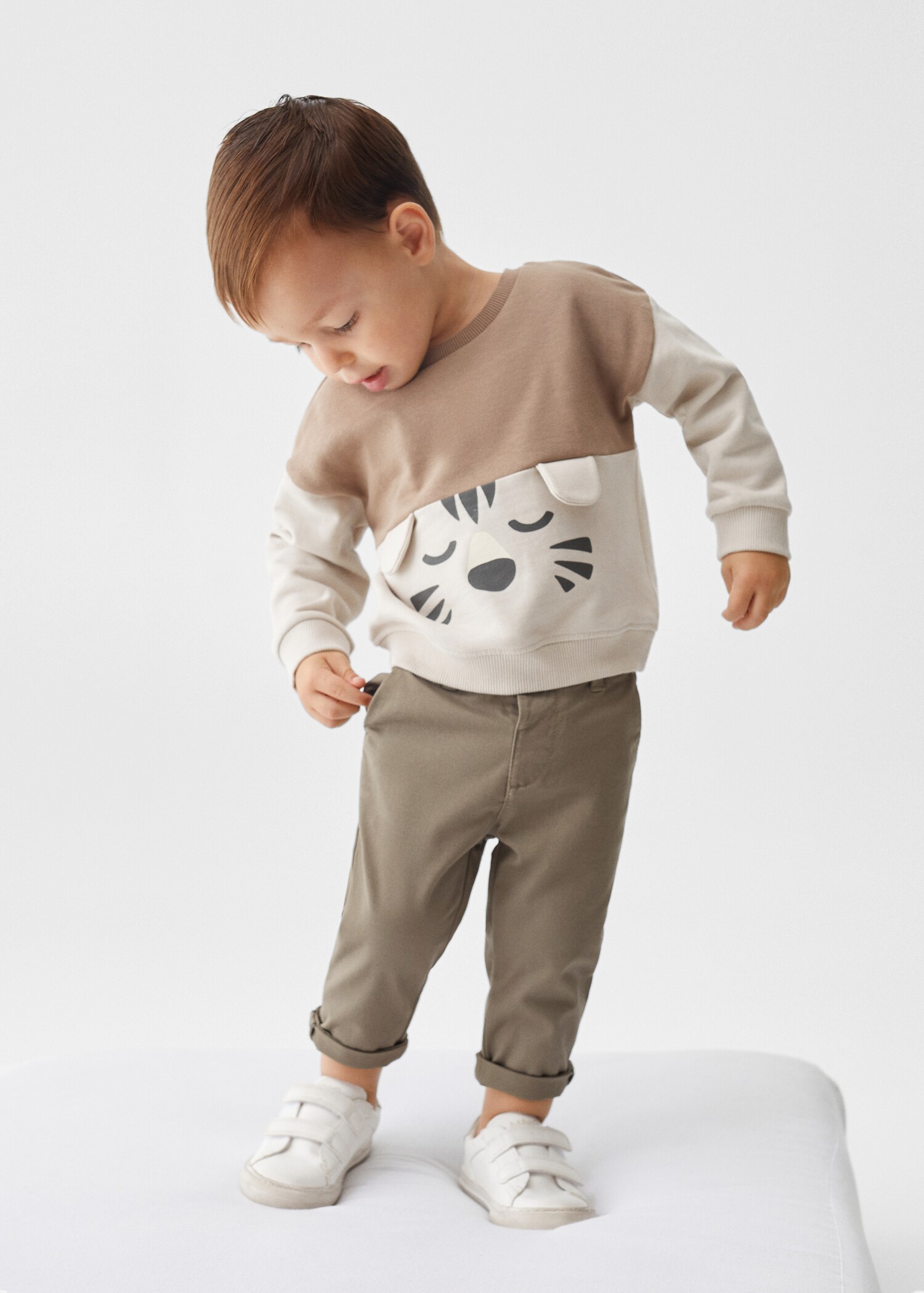 Sudadera algodón dibujo - Plano general