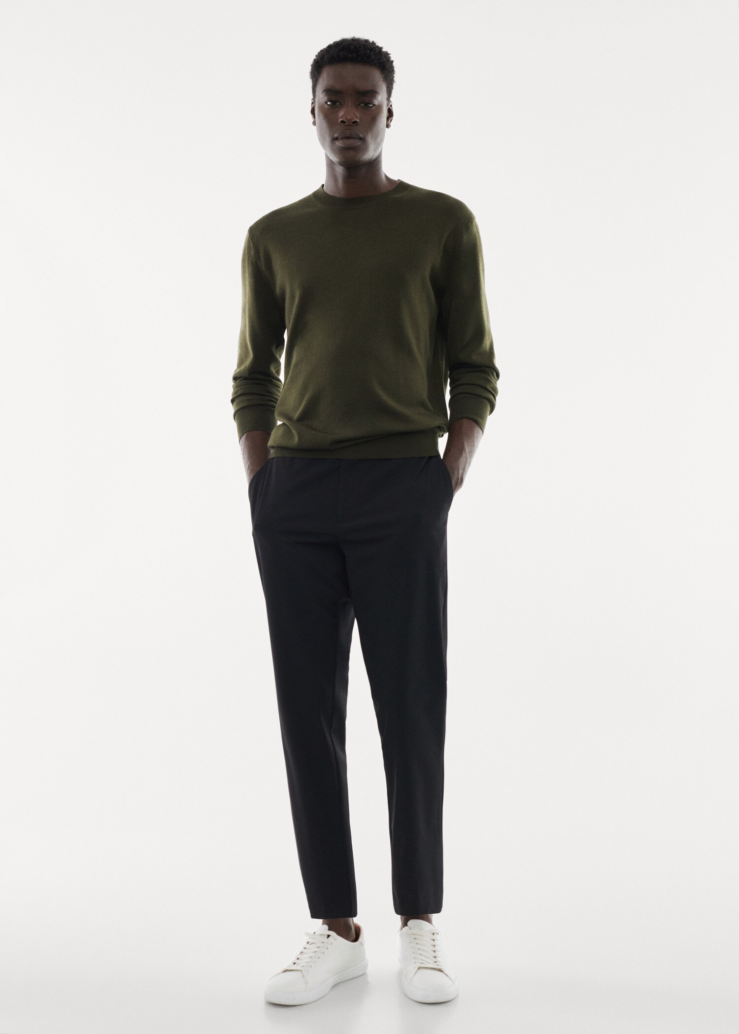 Waschbarer Pullover aus Merinowolle - Allgemeine Ansicht