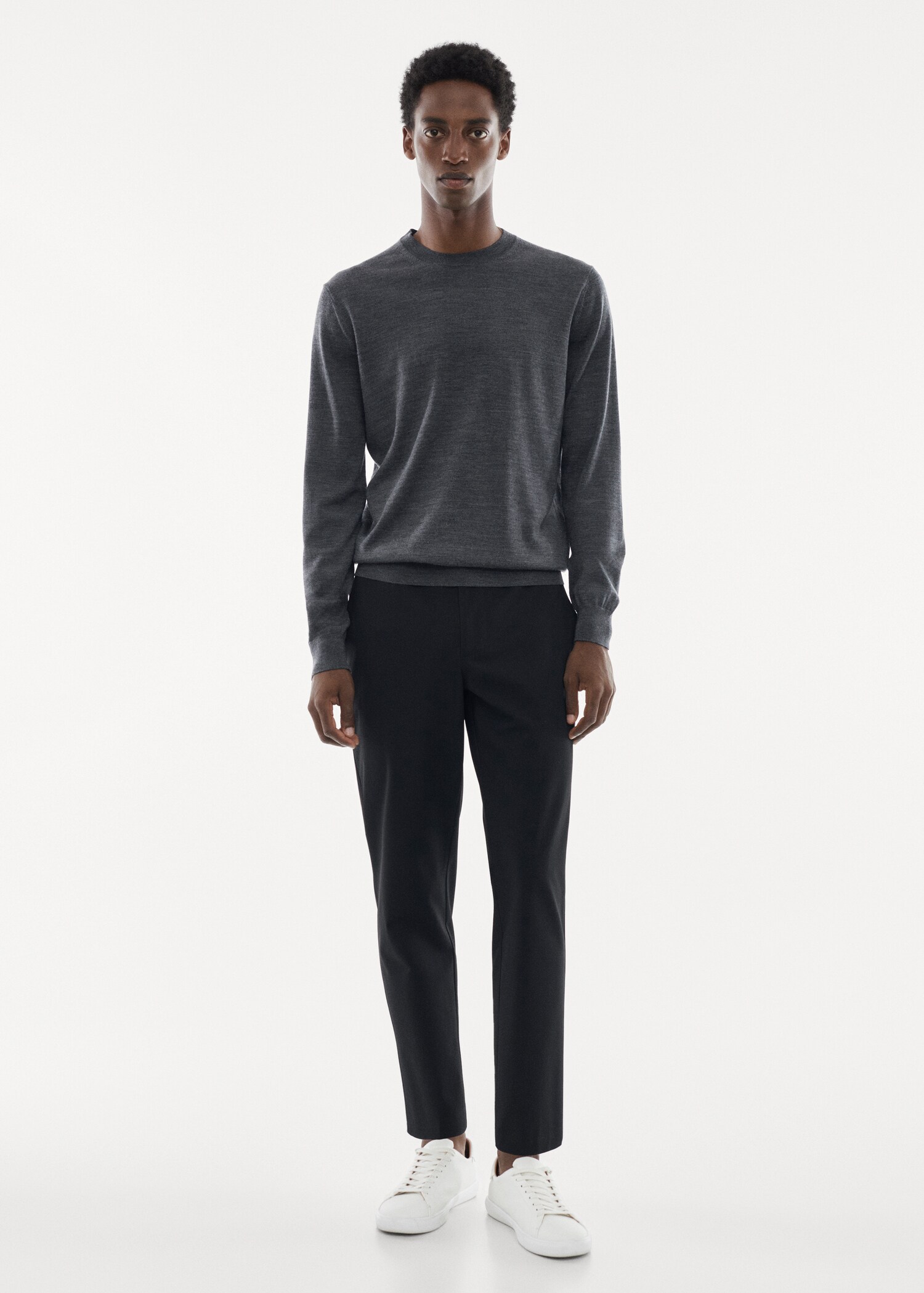 Waschbarer Pullover aus Merinowolle - Allgemeine Ansicht