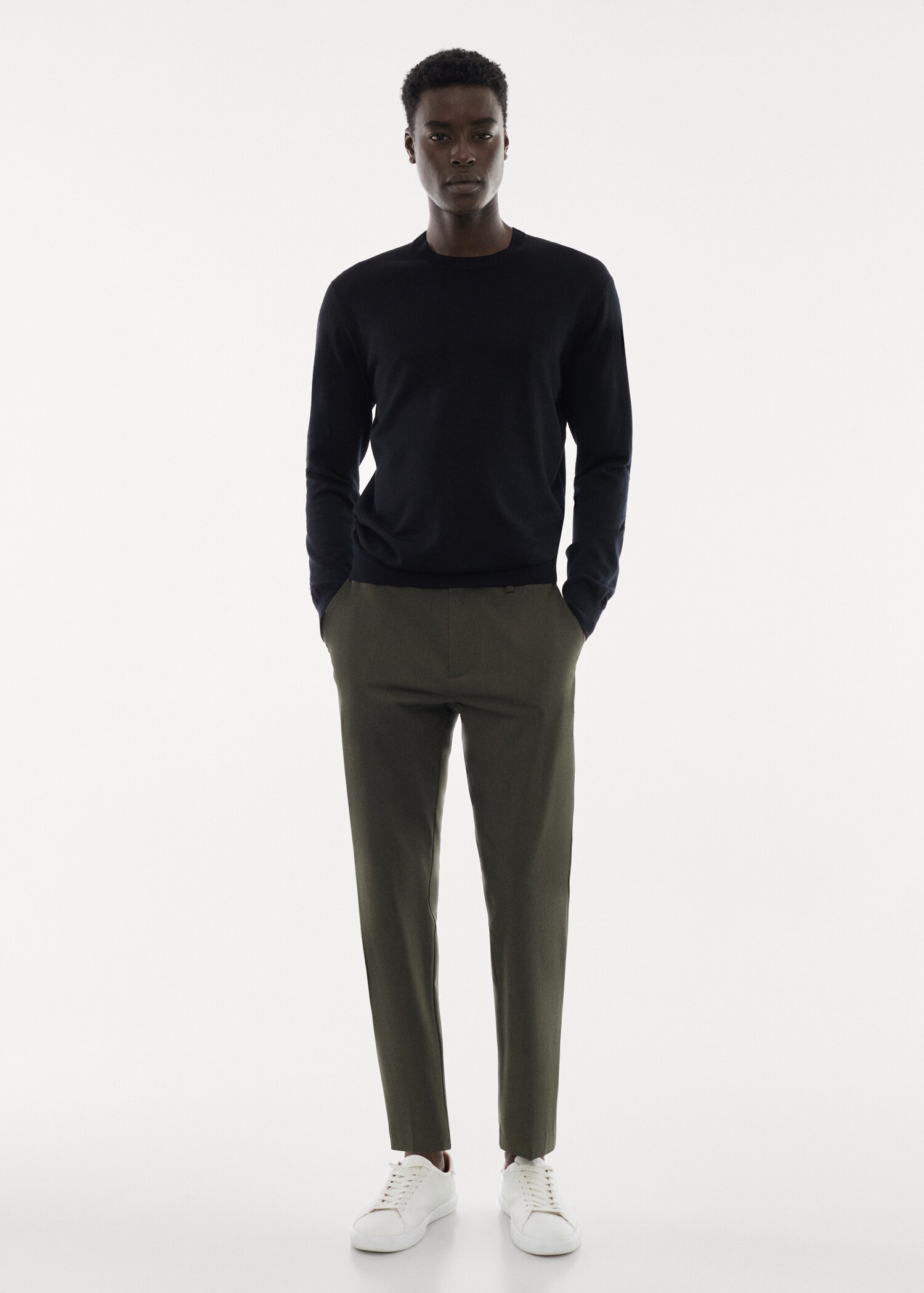 Waschbarer Pullover aus Merinowolle - Allgemeine Ansicht