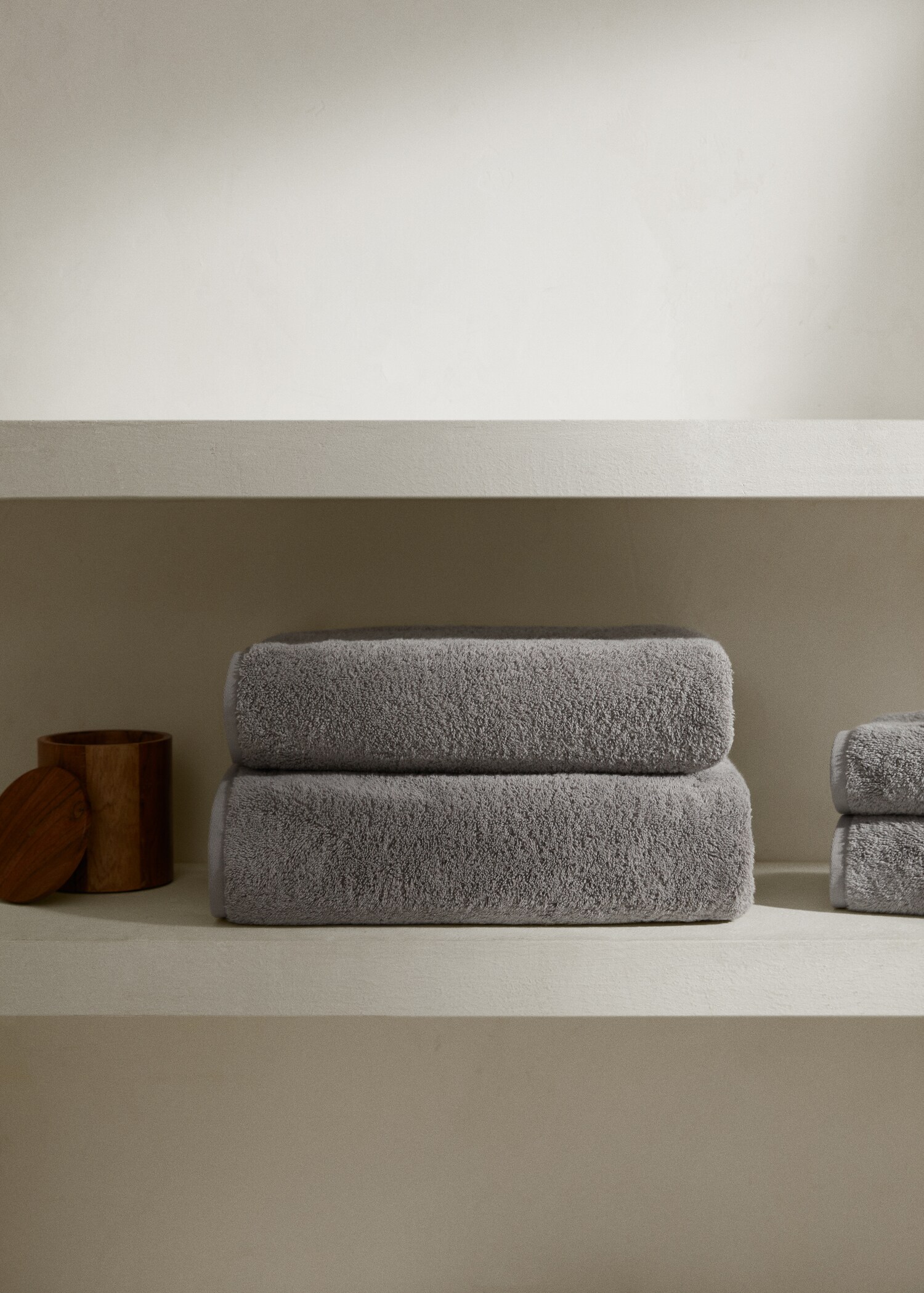 Badetuch aus Baumwolle 600 g/m2 70 x 140 cm - Allgemeine Ansicht