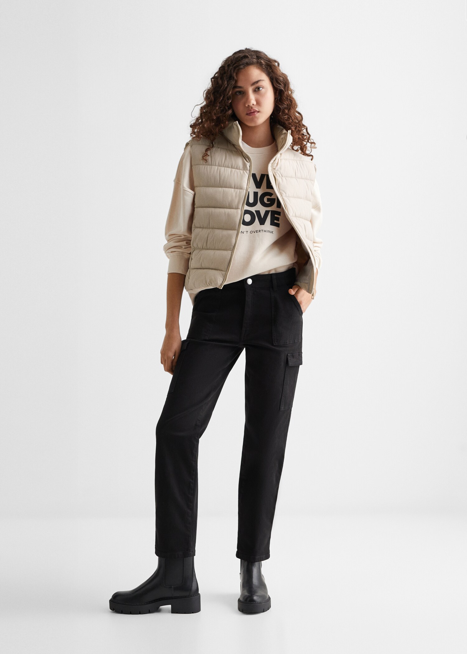 Quilted gilet - General plane