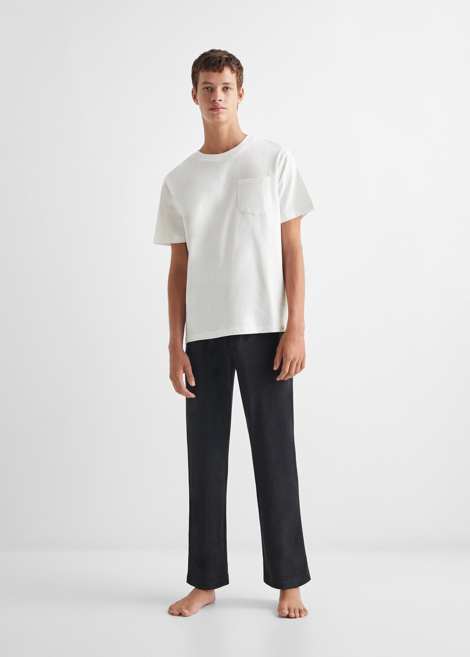 Cotton long pyjamas - General plane