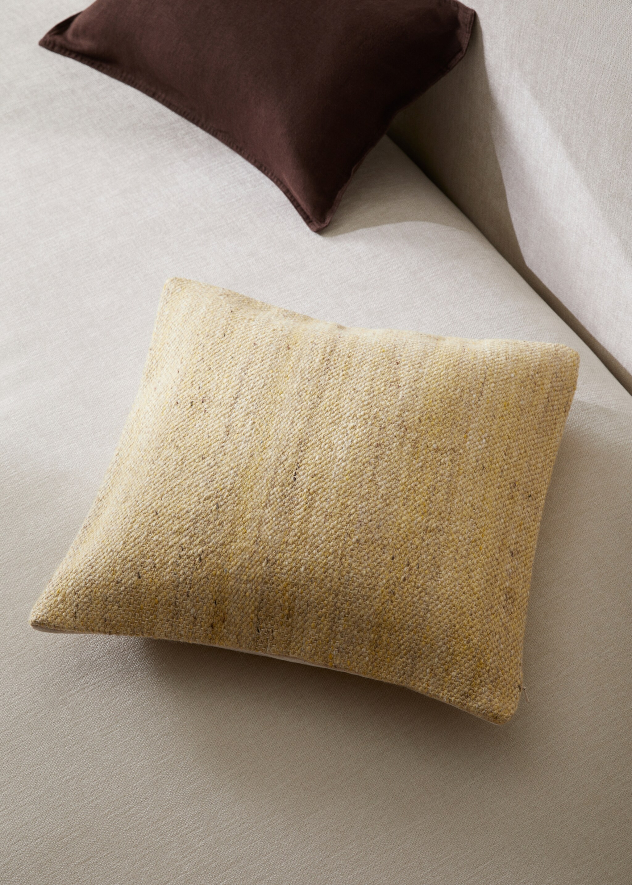 Wool mixed cushion cover 45x45cm - General plane