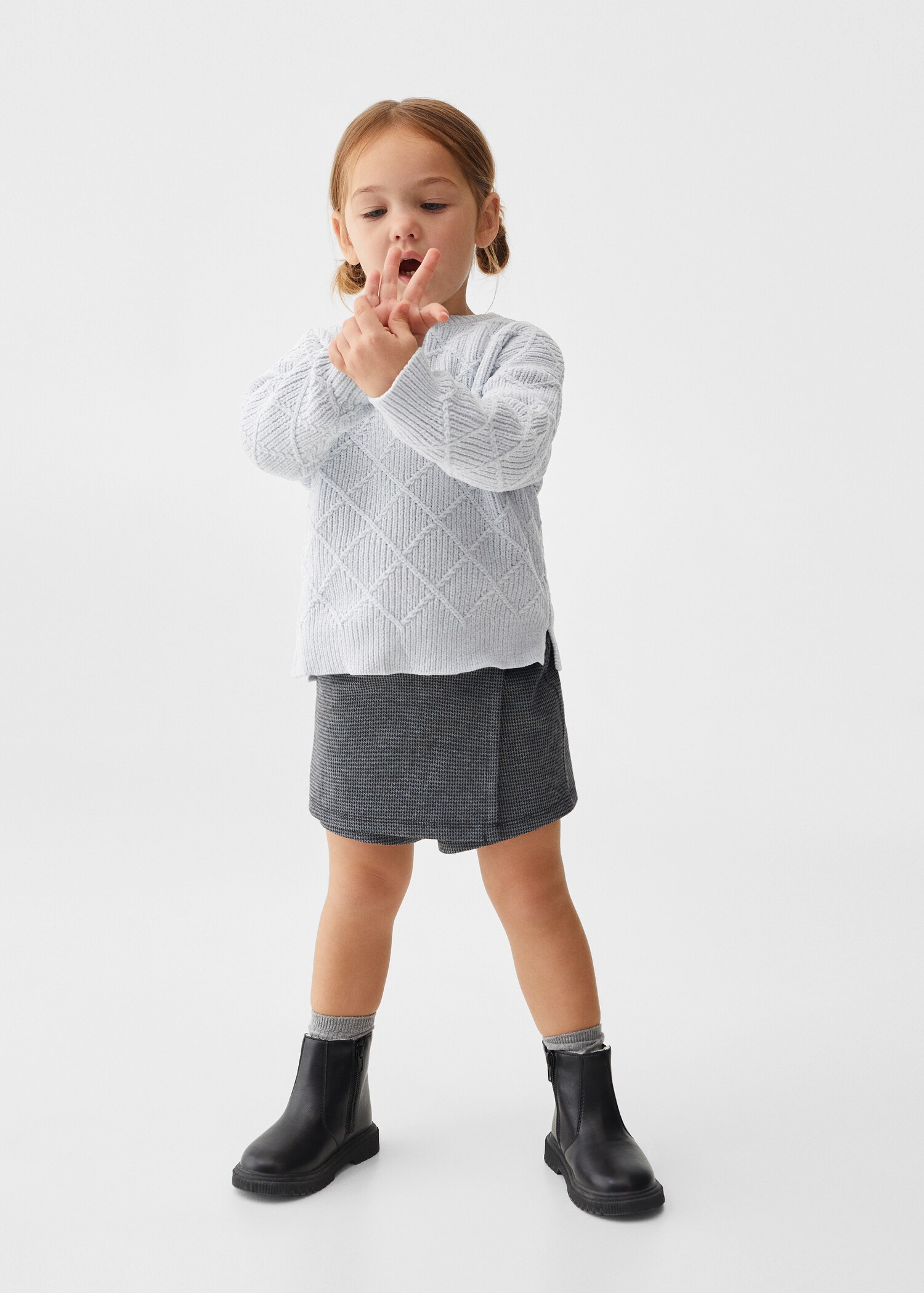 Pullover maglia ciniglia - Piano generale