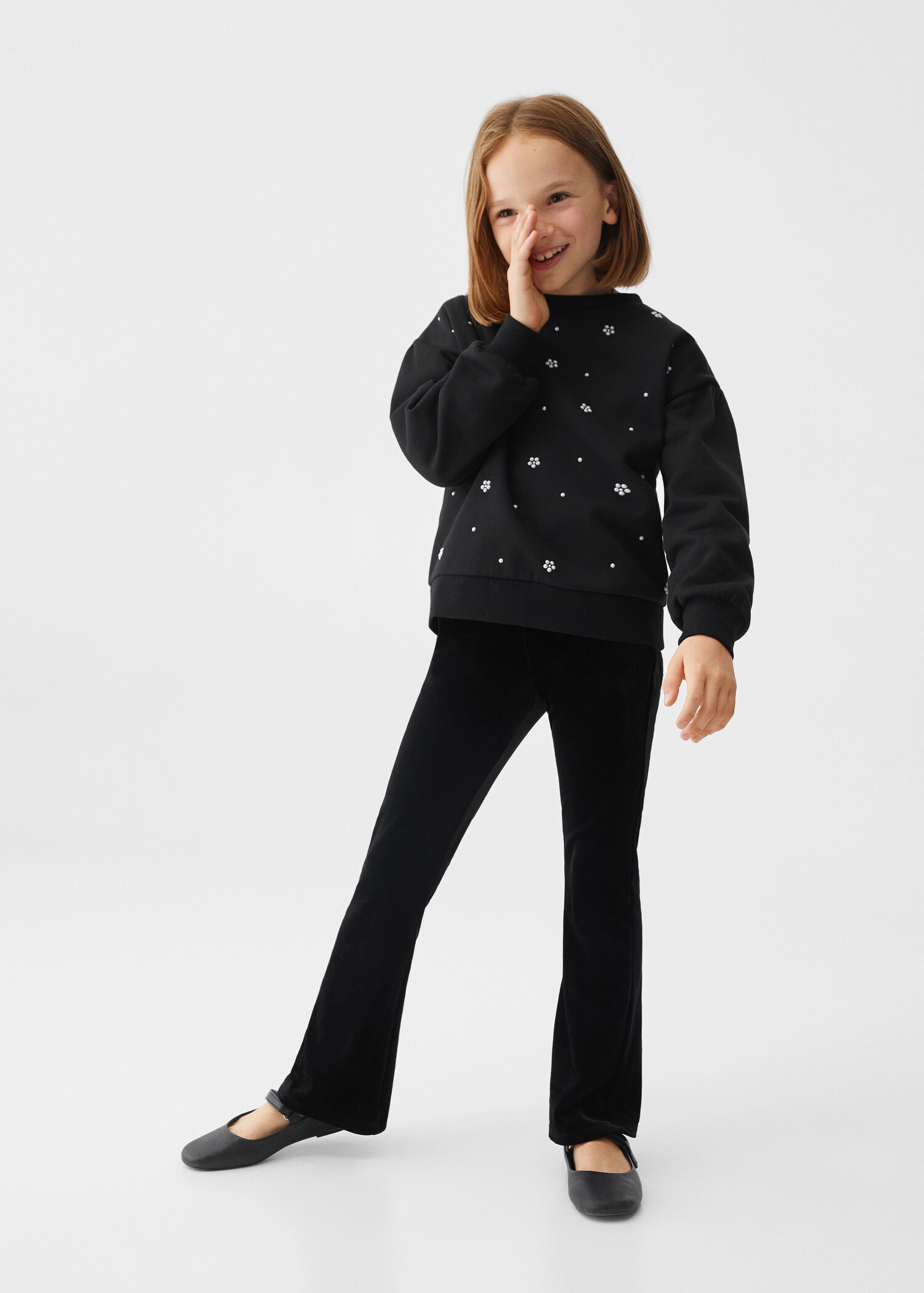 Bead detail sweatshirt - General plane