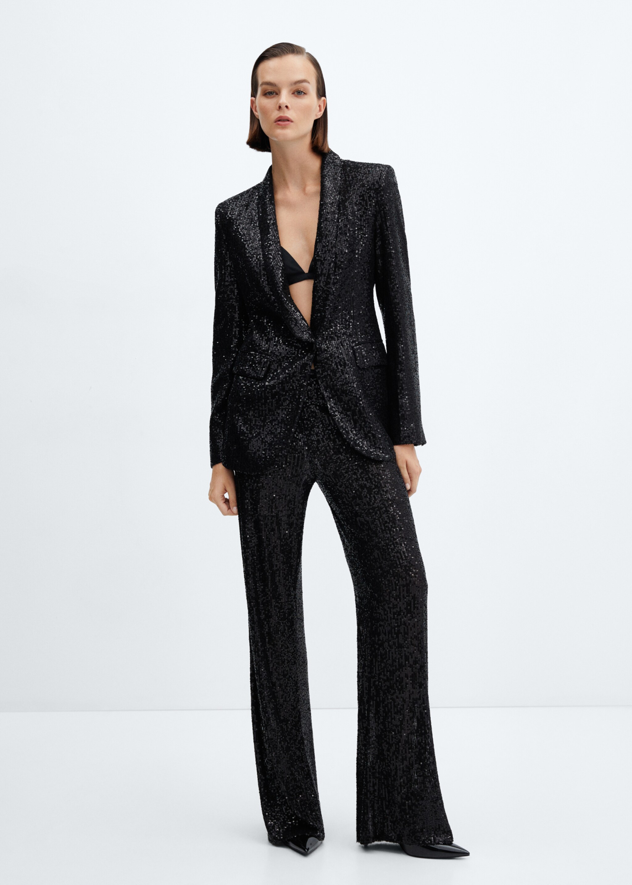 Veste tailleur paillettes - Plan général