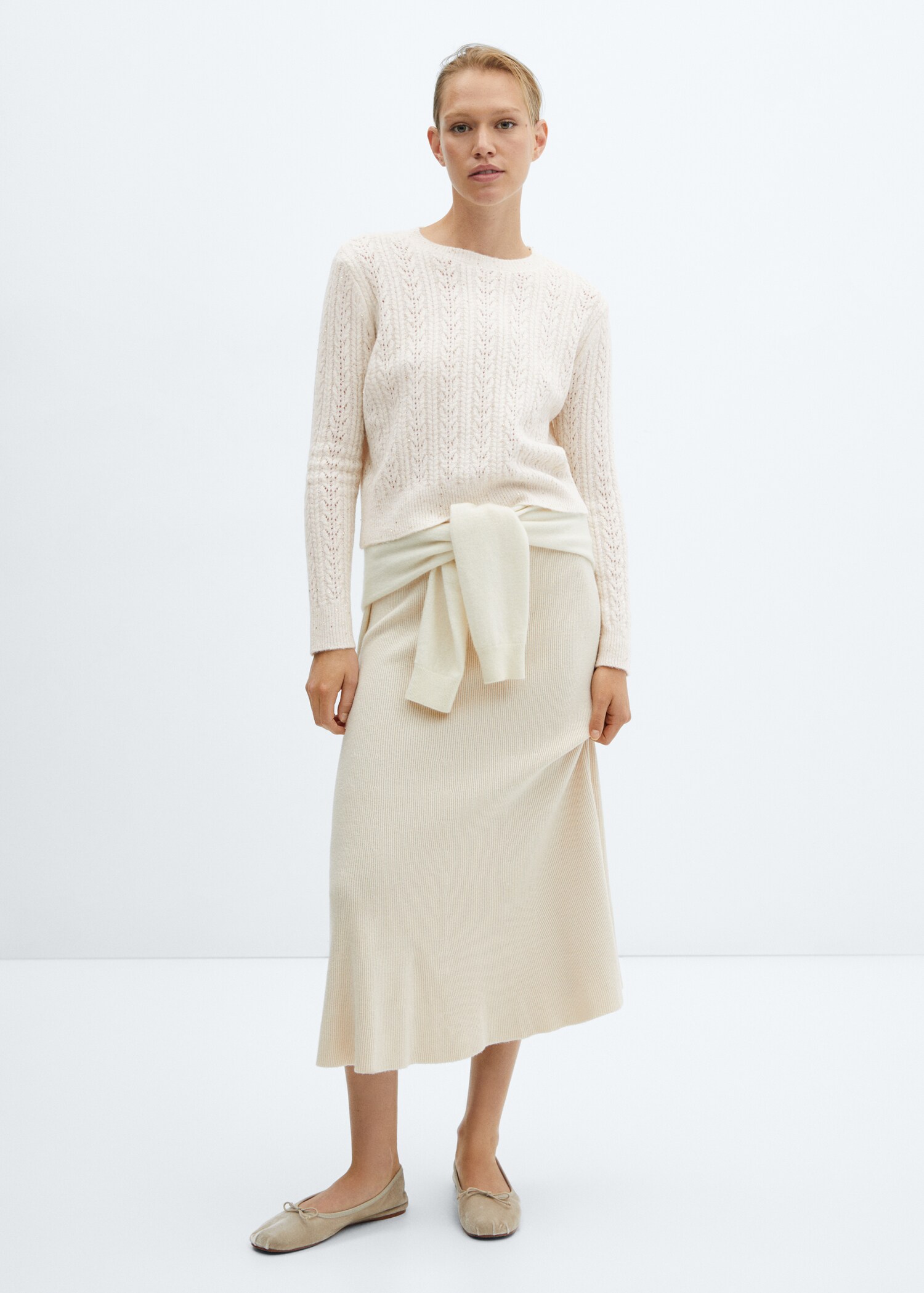 Knit paillette sweater - General plane