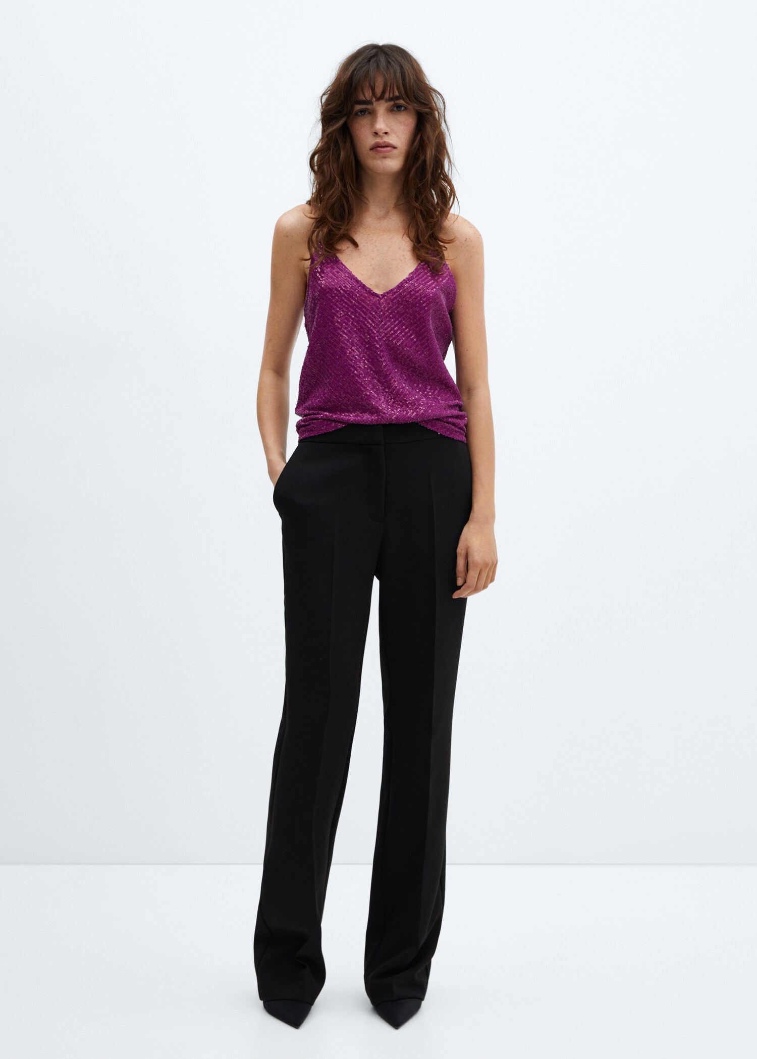 Sequined tank top - General plane