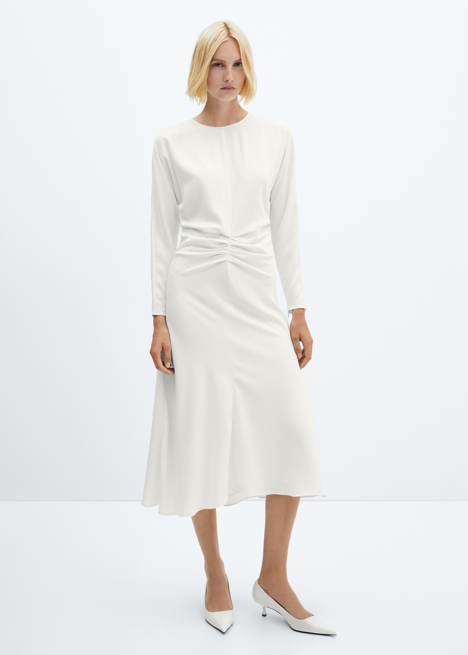 Ruched detail dress - General plane