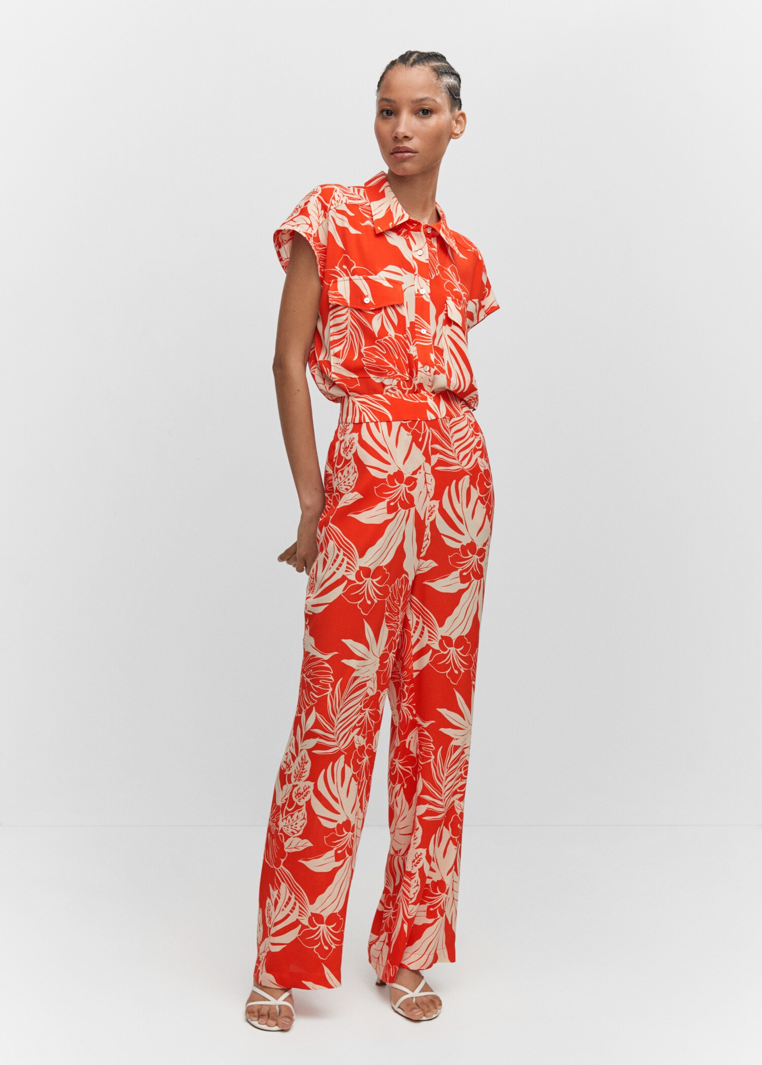 Oversize flowy shirt - General plane