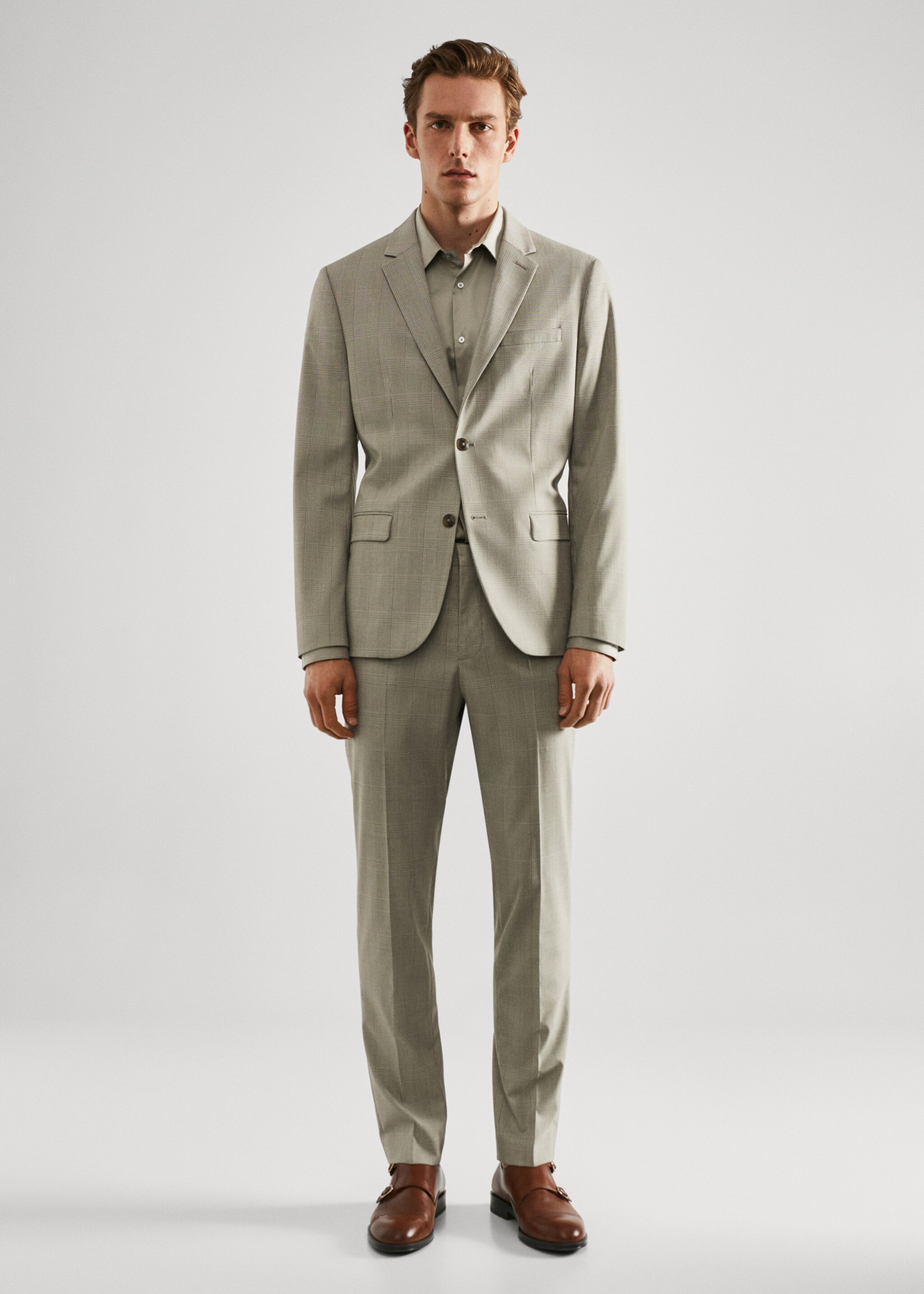 Super Slim Fit-Oberhemd aus Popeline - Allgemeine Ansicht