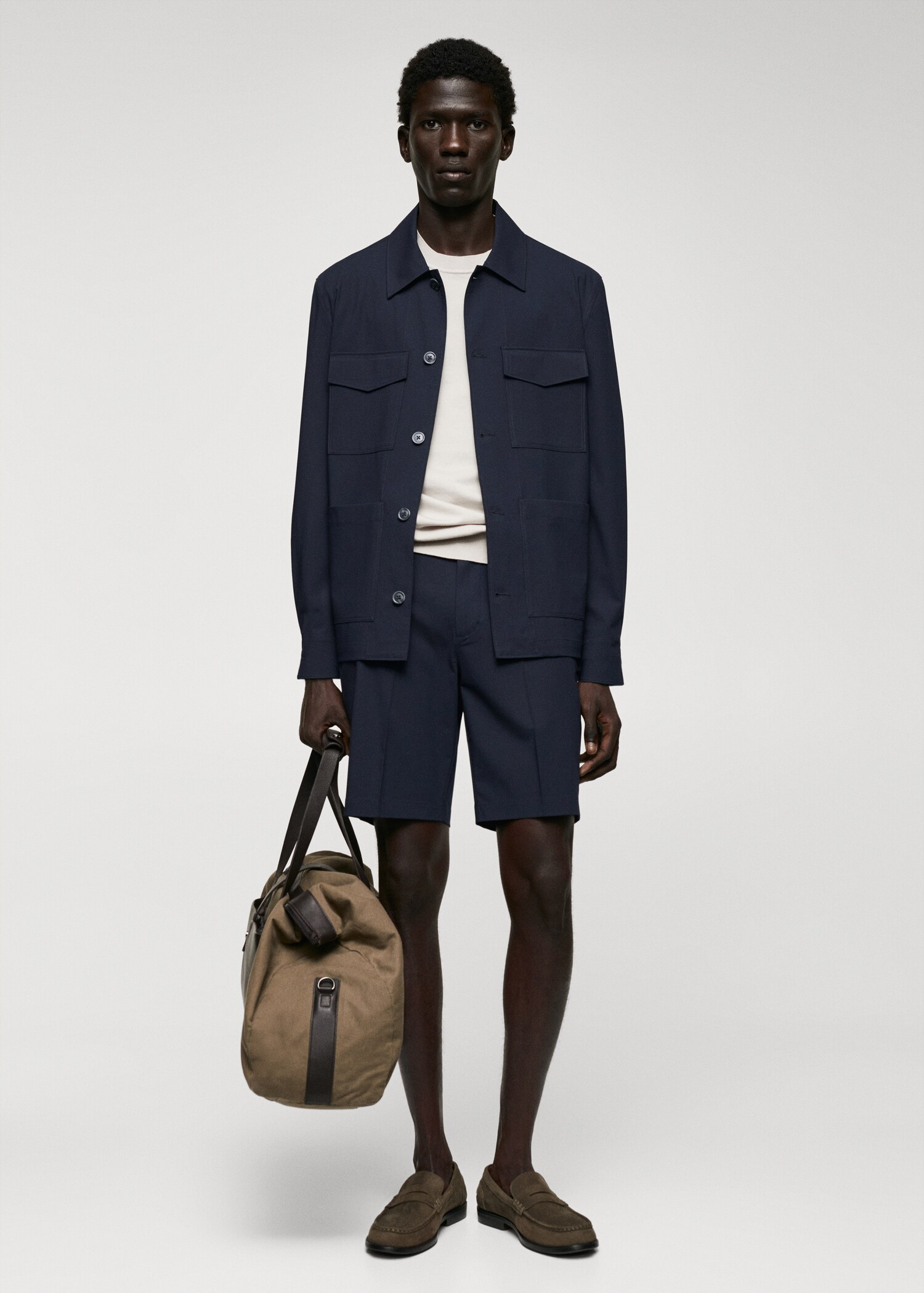 Lightweight pocket jacket - General plane