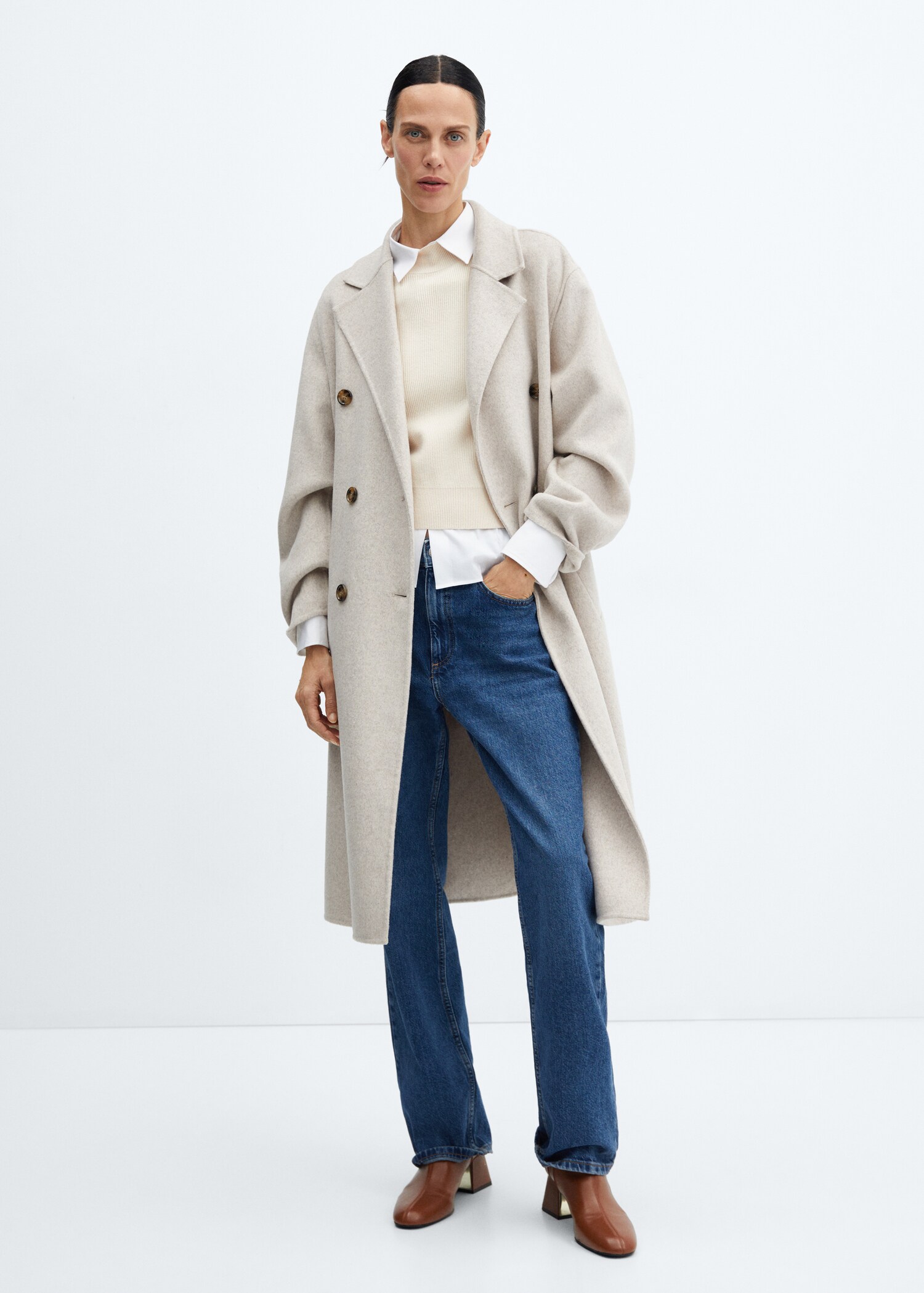 Metallic heel leather ankle boots - General plane