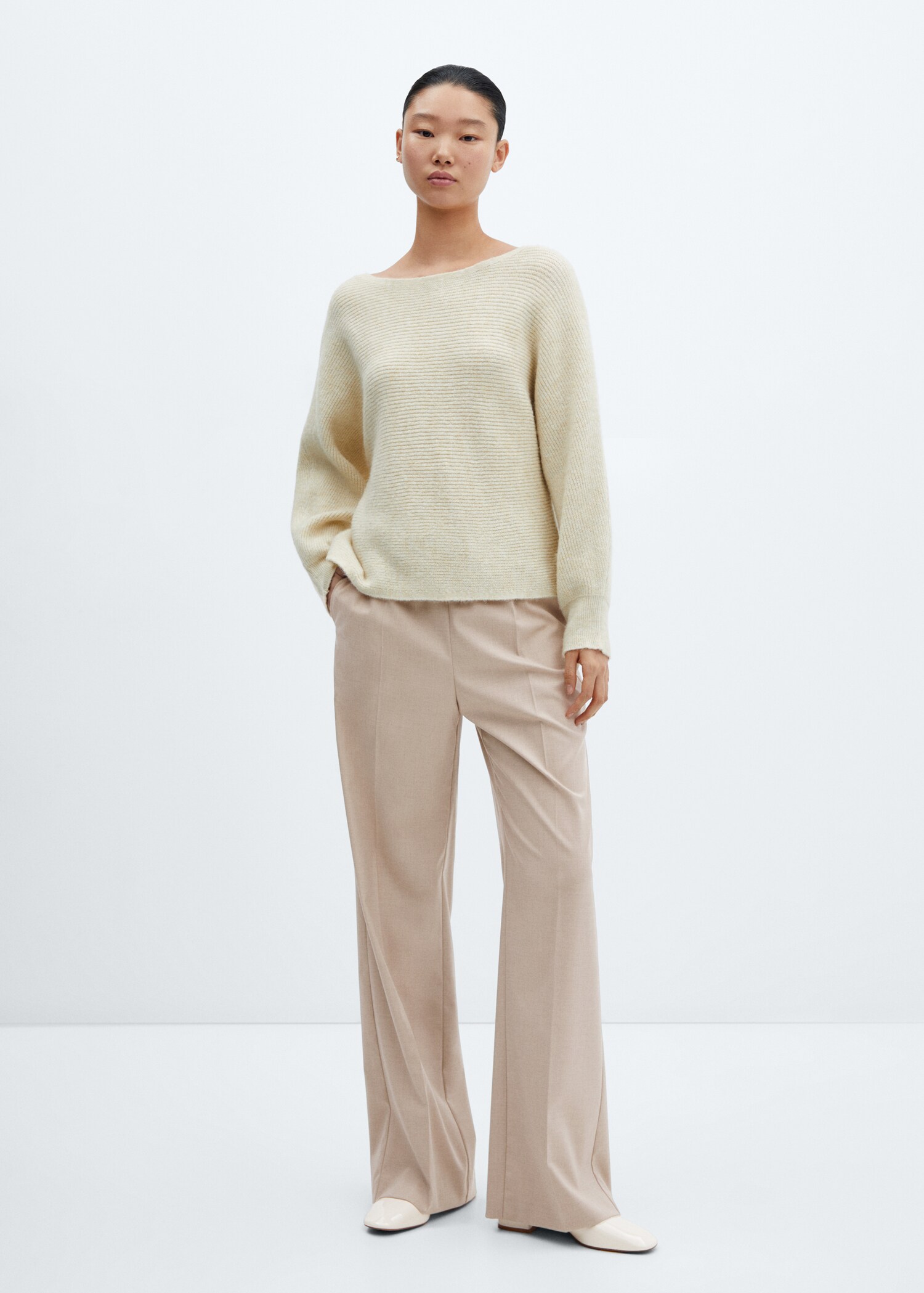 Wideleg-Hose mit Stretchbund - Allgemeine Ansicht