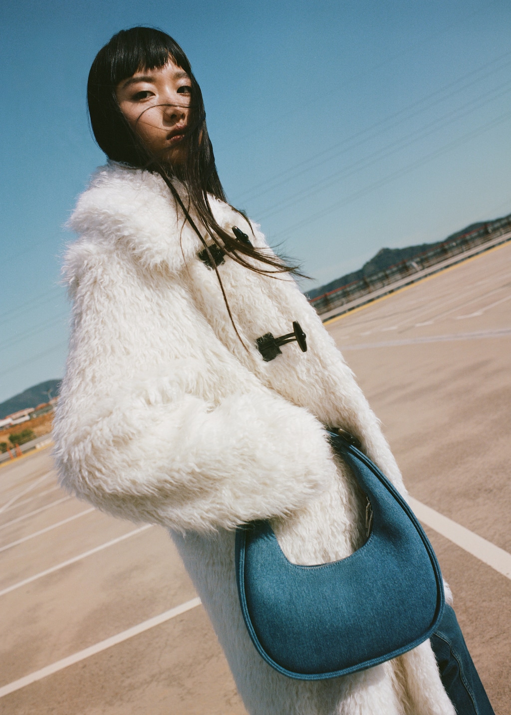 Denim shoulder bags outlet