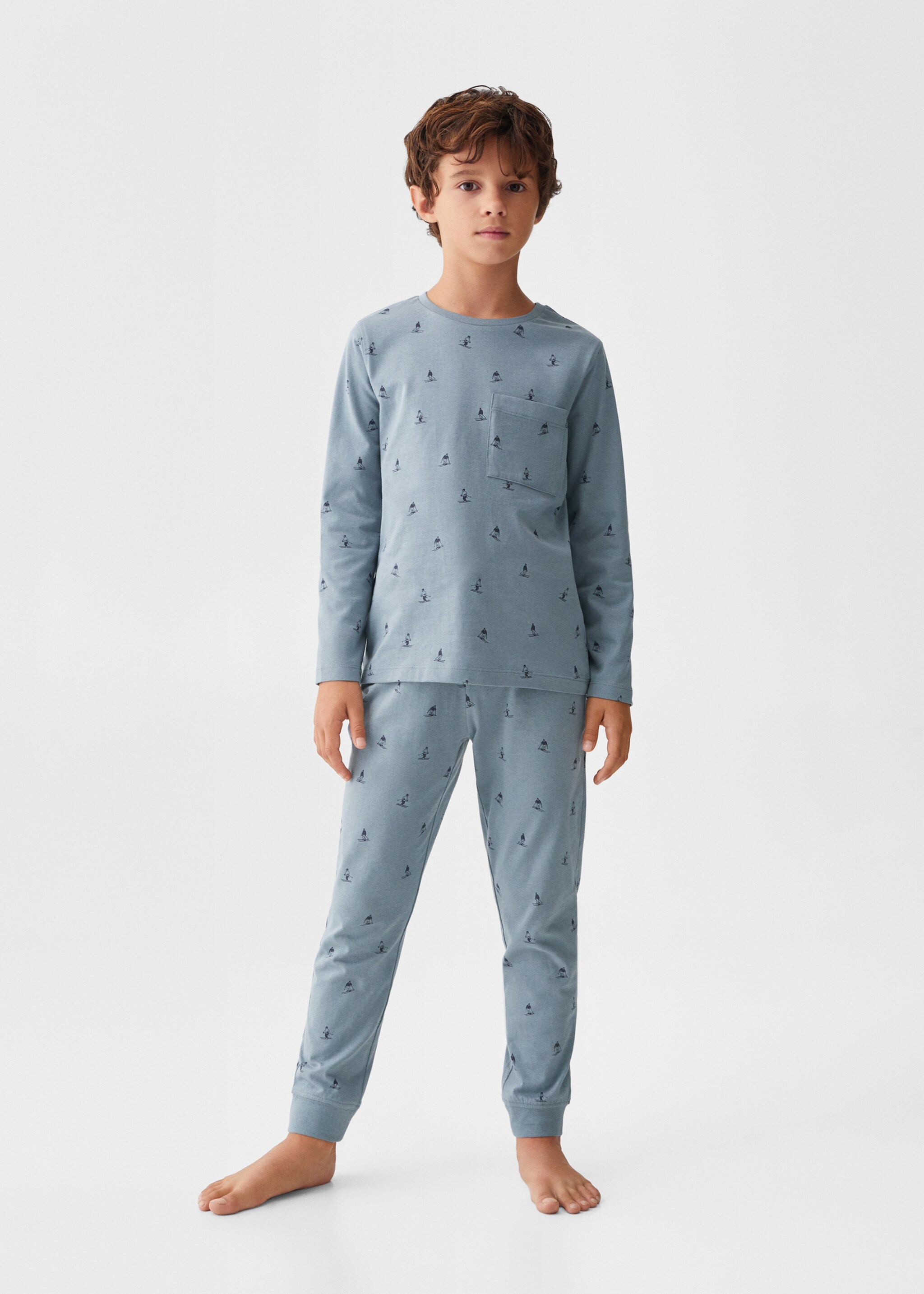 Printed long pyjamas - General plane