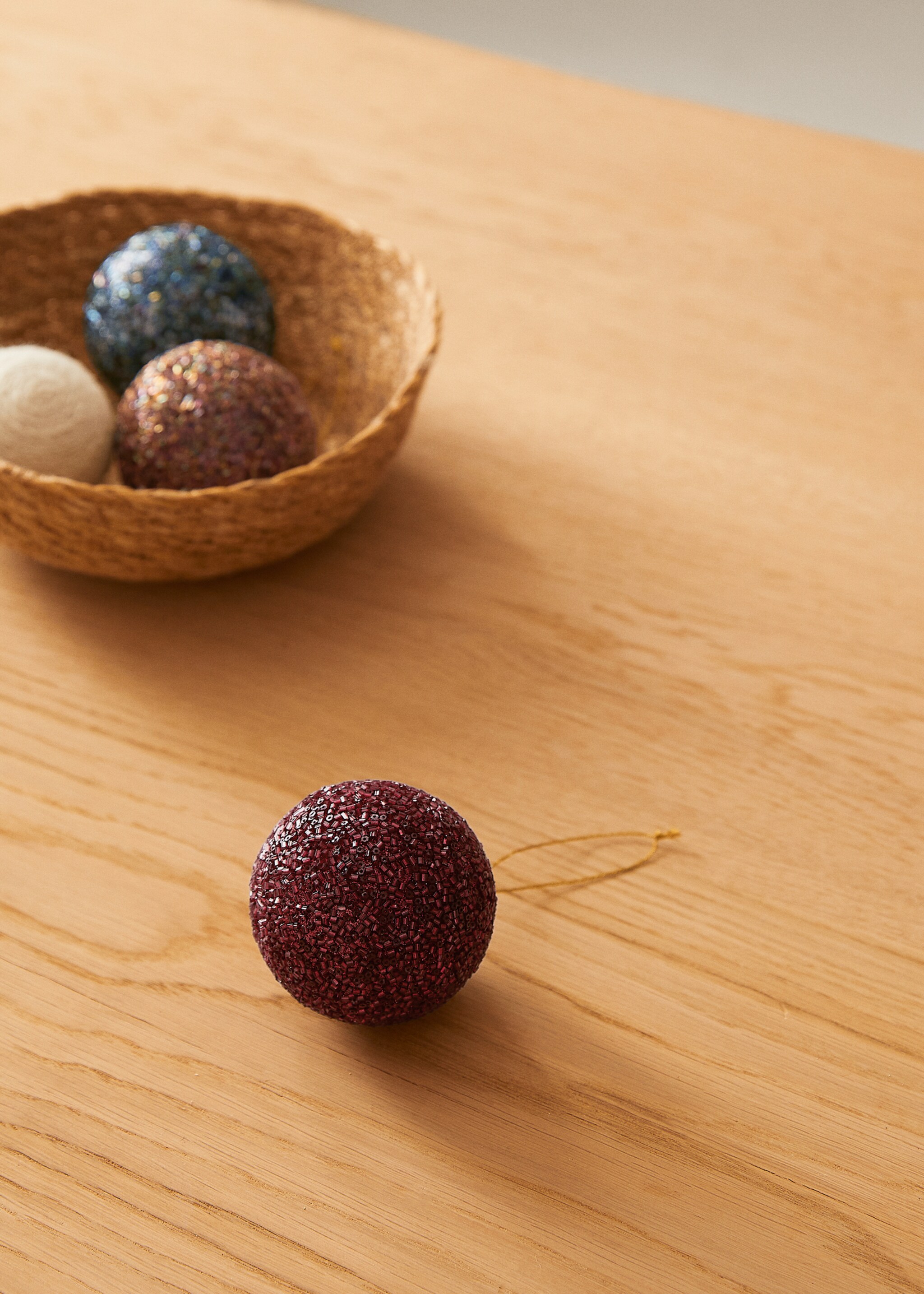 Glitter-Weihnachtsschmuck - Allgemeine Ansicht