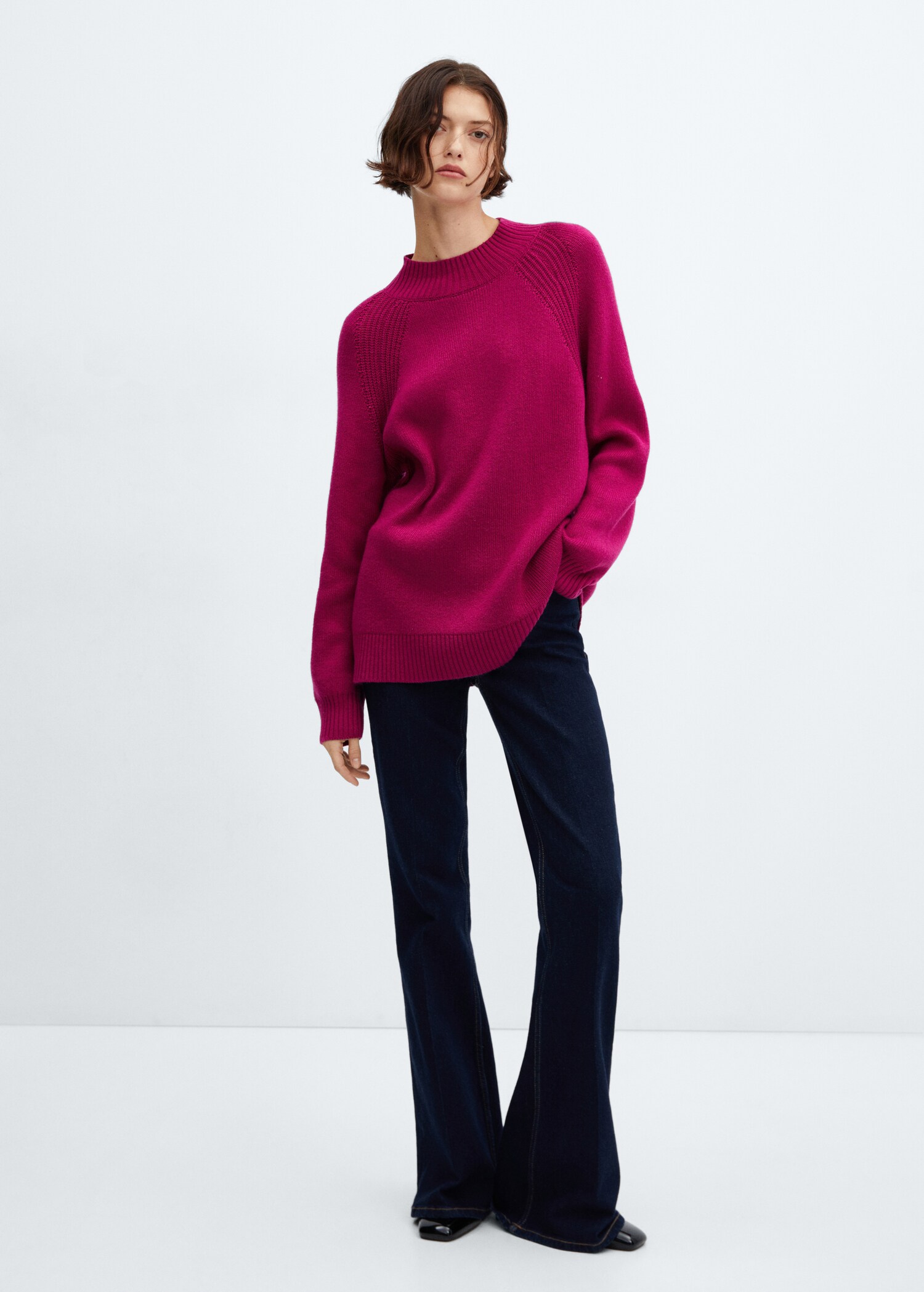 Jersey oversize cuello perkins - Plano general