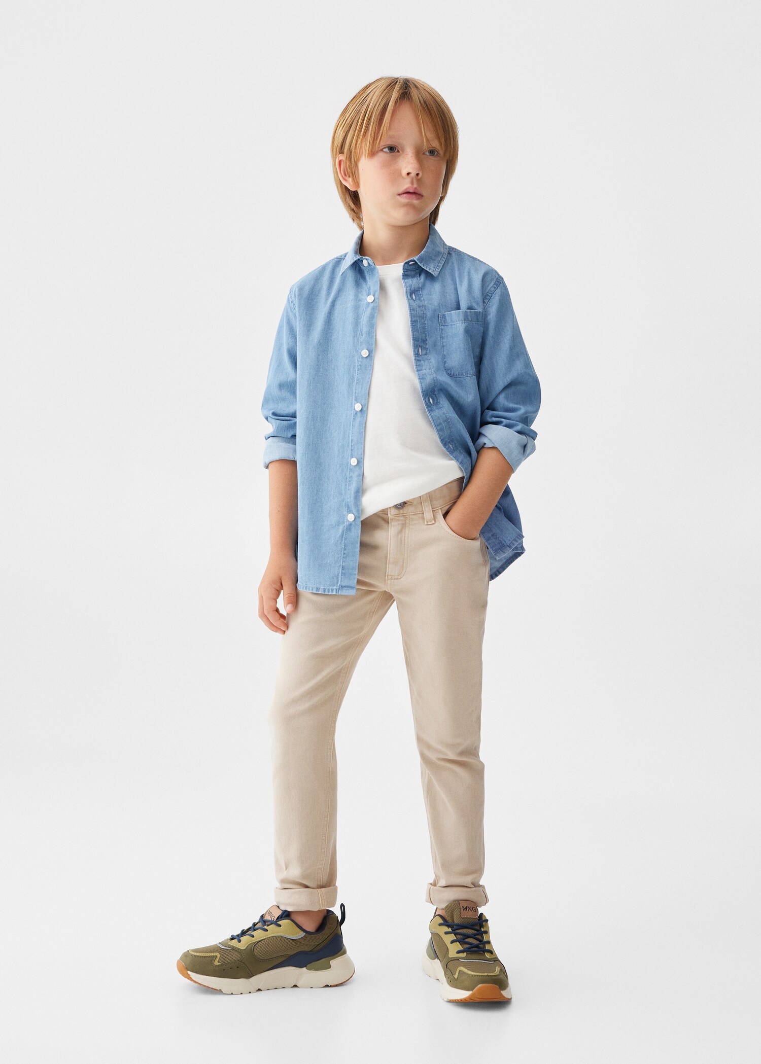 Regular Fit-Jeanshemd - Allgemeine Ansicht