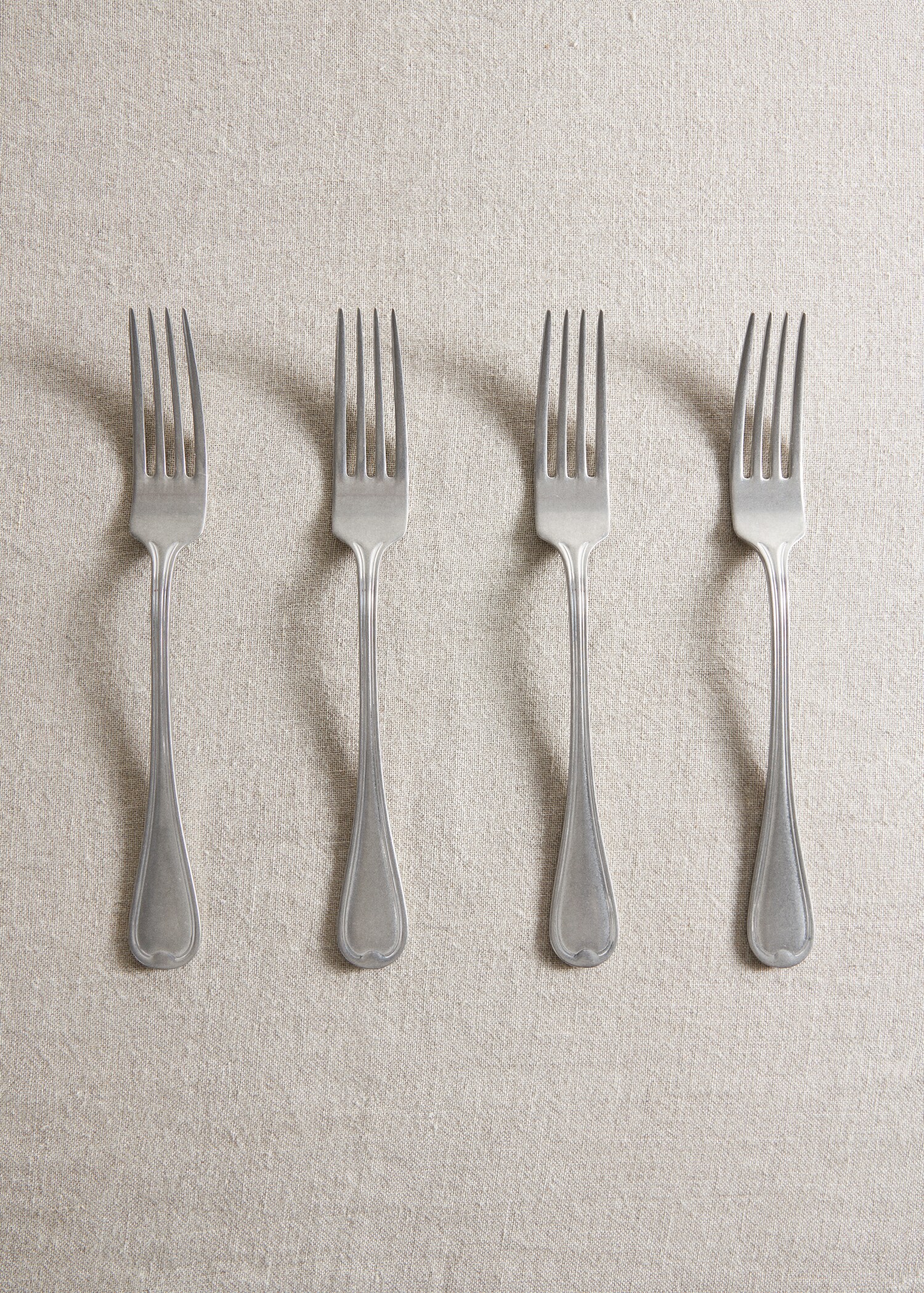 Pack 4 forquilles plata vella - Pla general
