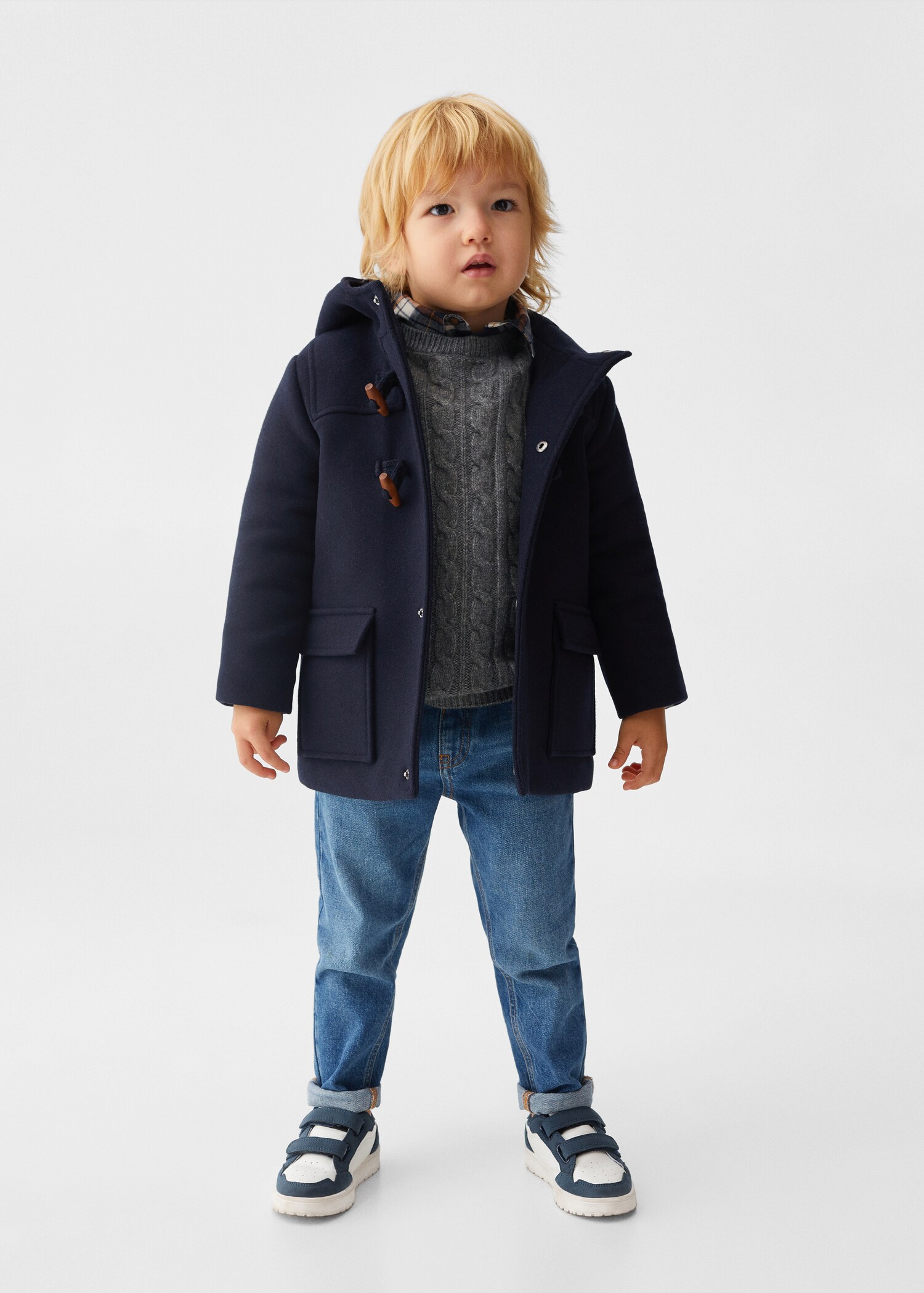 Hooded coat - General plane