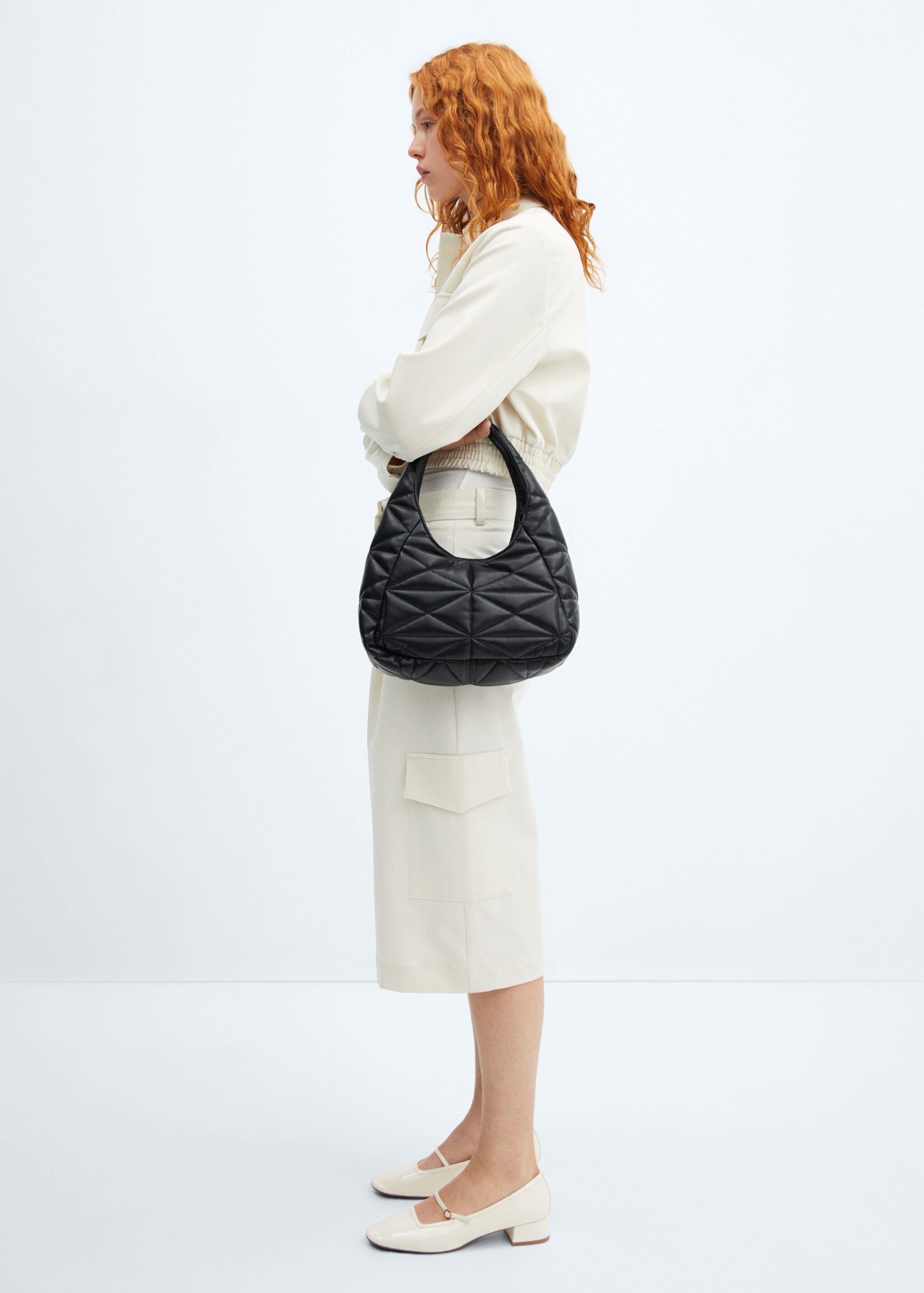 Bolso hombro acolchado - Plano general