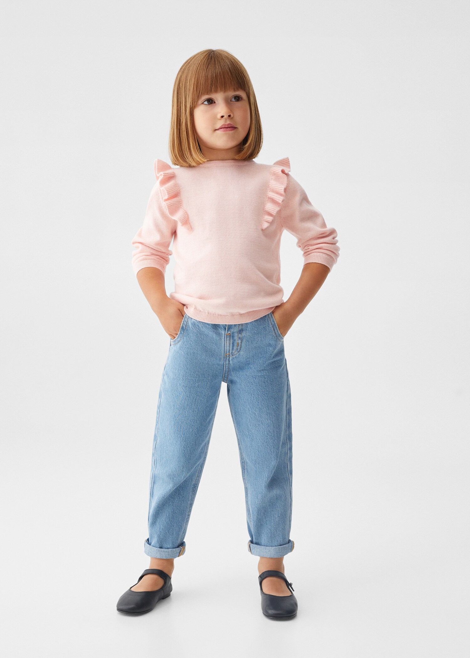 Pull-over maille volants - Plan général