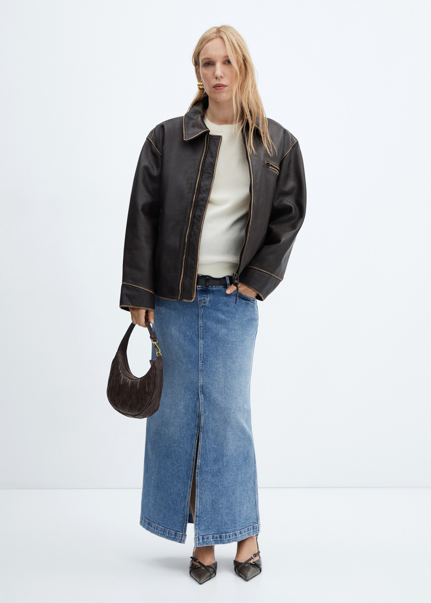 Umstansrock aus Jeans - Allgemeine Ansicht