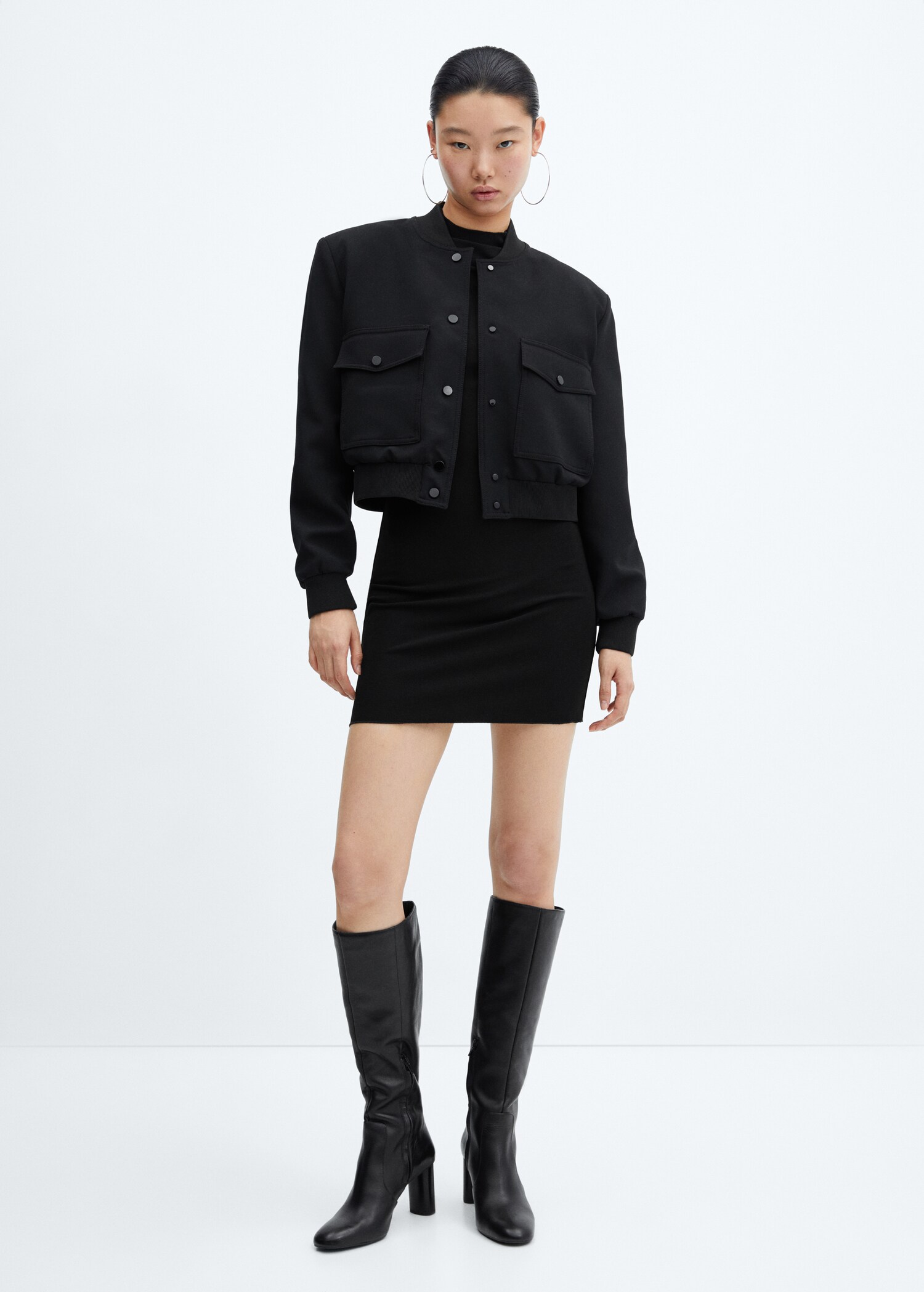 Robe maille zippée - Plan général