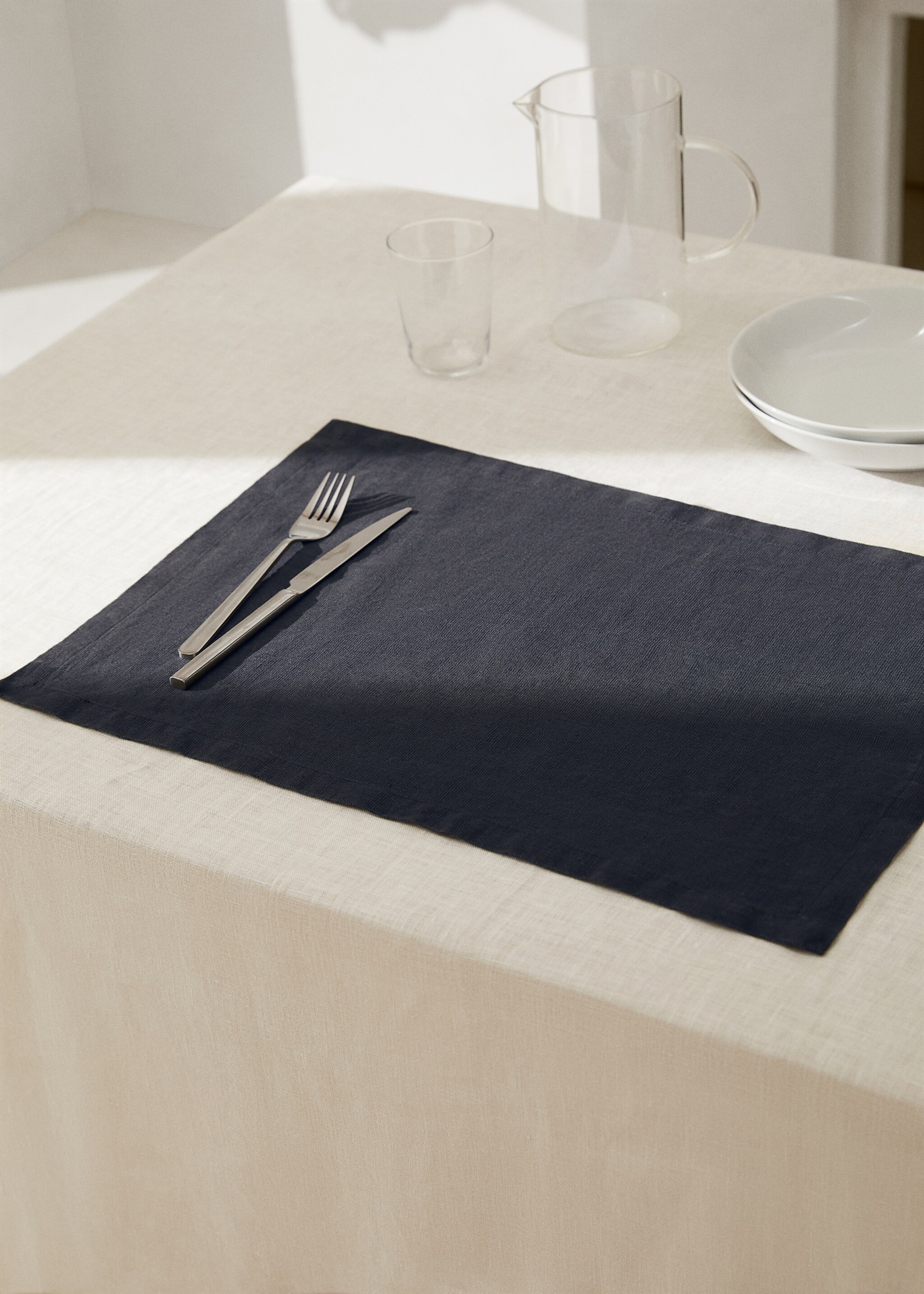 100% linen placemat (Pack of 2) - General plane