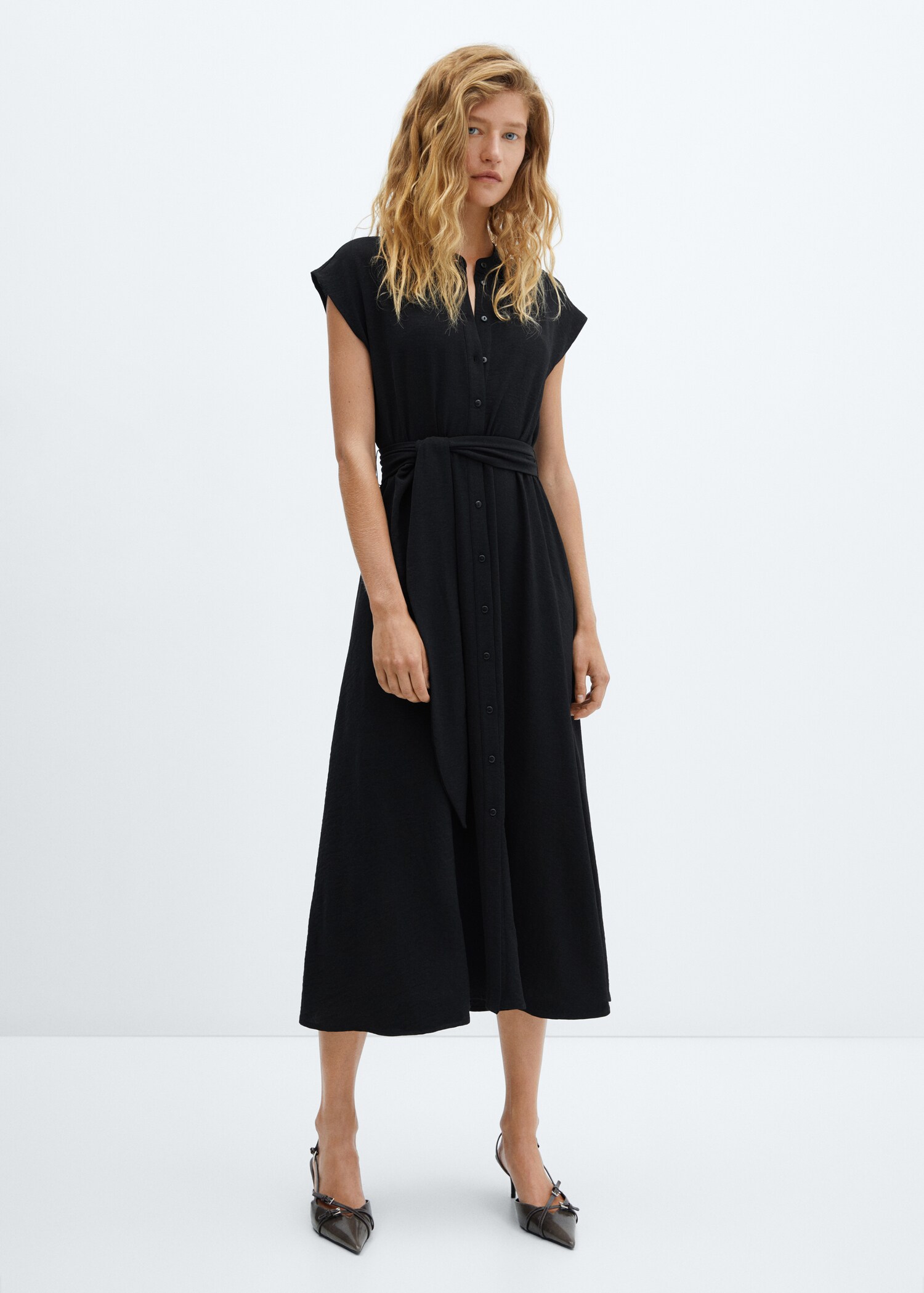 Hemdkleid in Midi-Länge - Allgemeine Ansicht