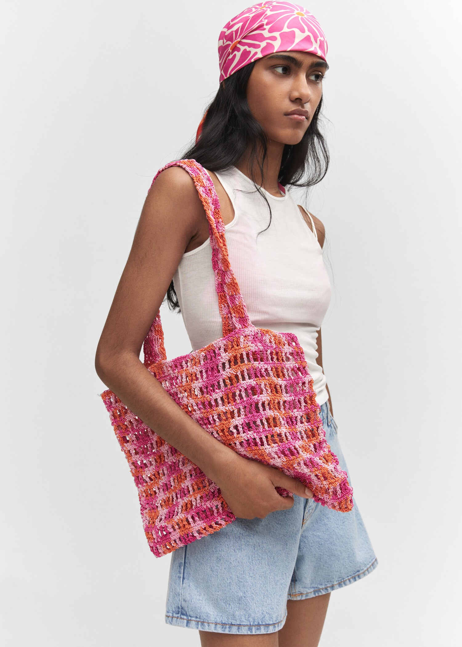 Bolso punto trenzado - Plano general