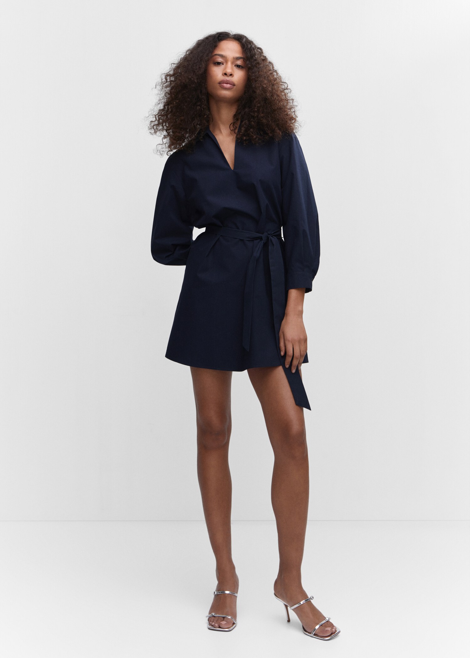Robe chemisier nœud - Plan général