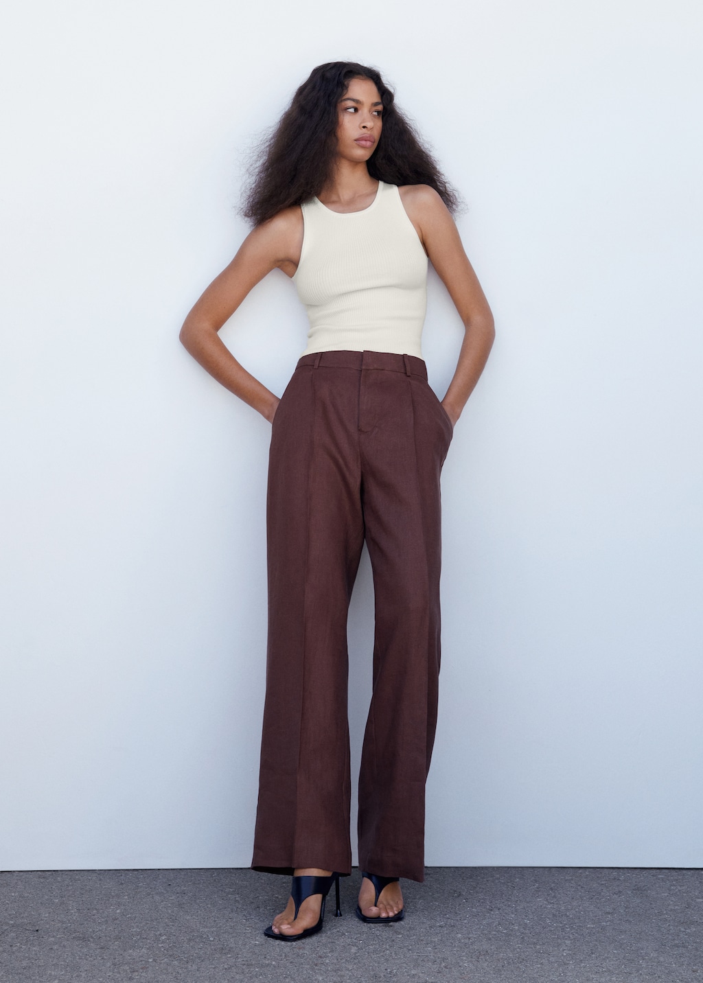 Open back knitted top - Women | MANGO OUTLET USA