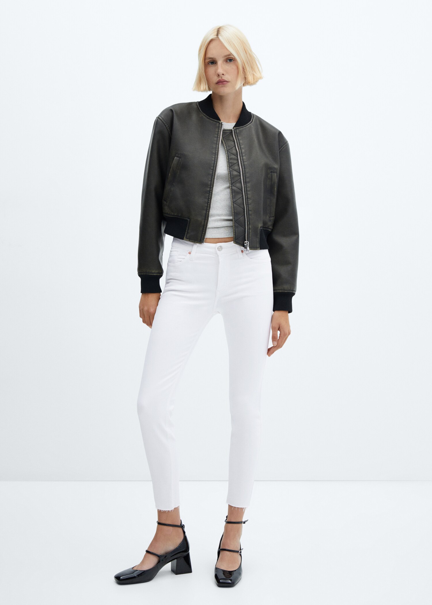 Skinny cropped jeans - General plane