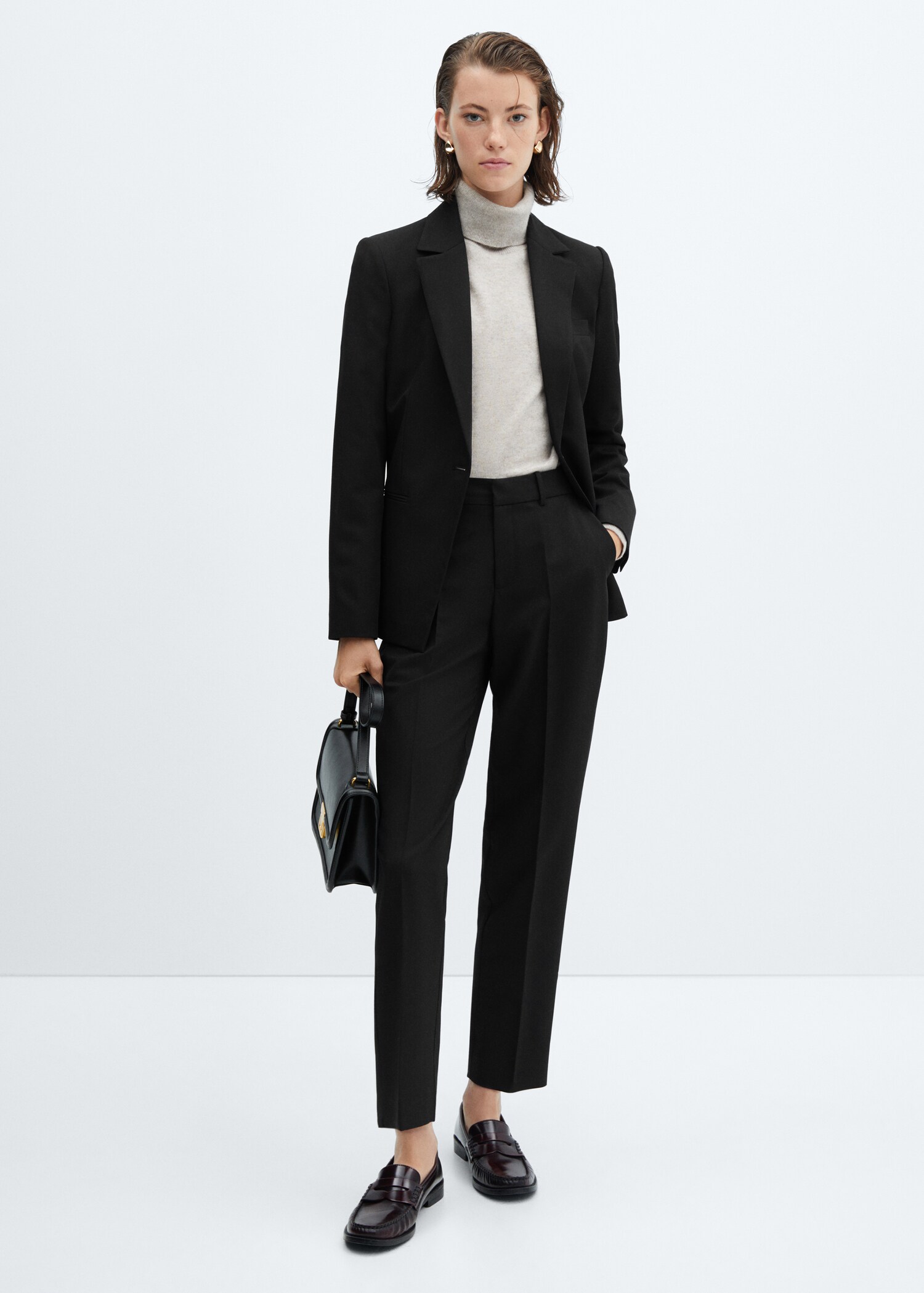 Taillierter Basic-Blazer - Allgemeine Ansicht