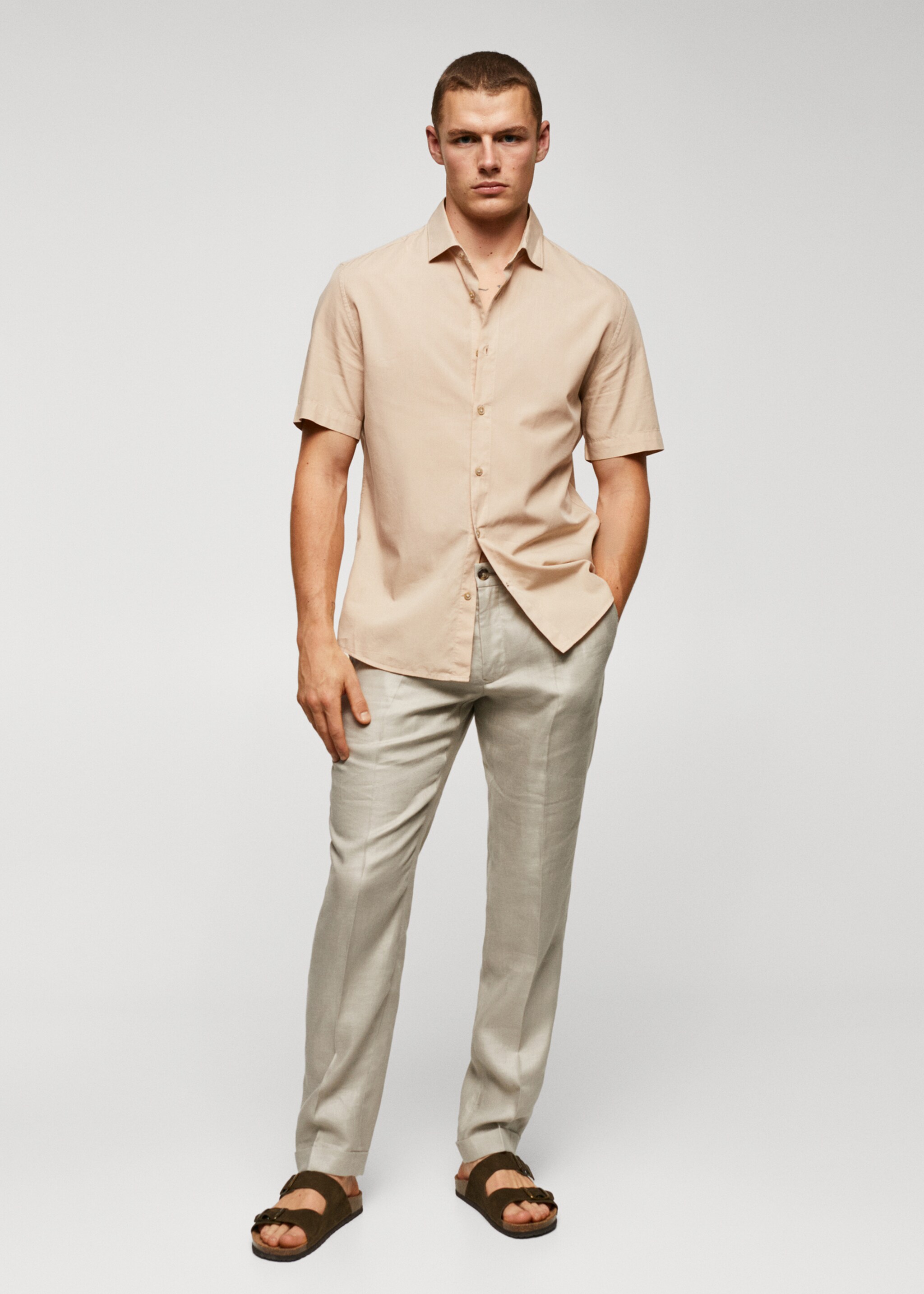 Lightweight cotton shirt - General plane
