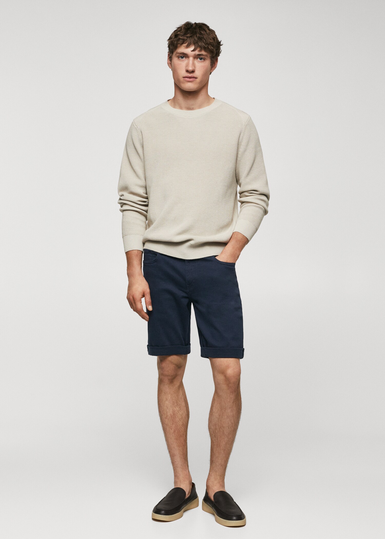 Bermuda en jean slim fit - Plan général