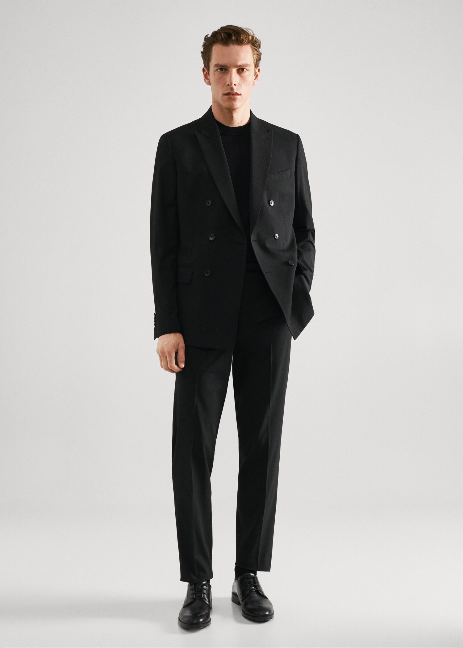 Slim fit suit trousers - General plane